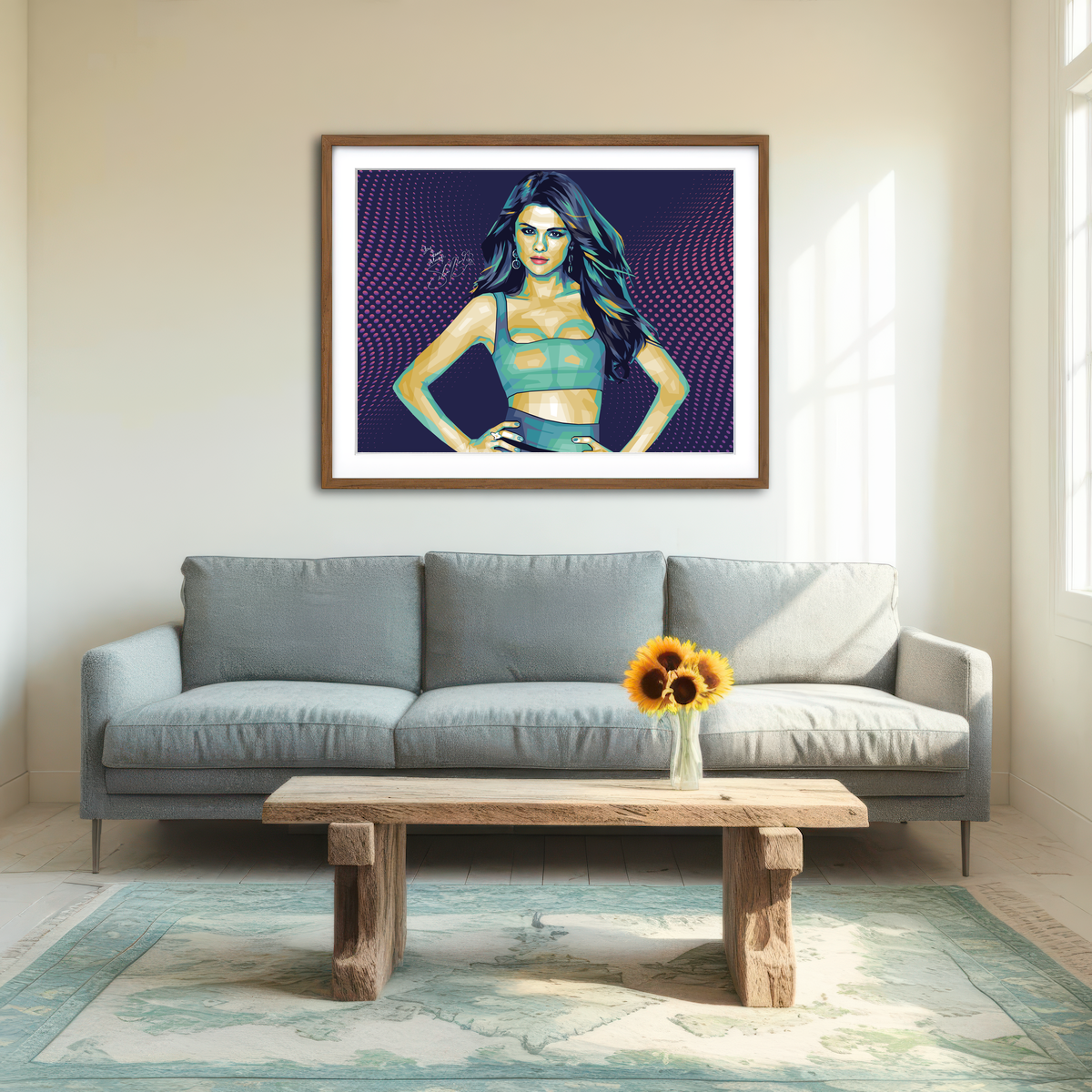 AUTO-MOCKUP ROOM | Selena Signature Wall Art