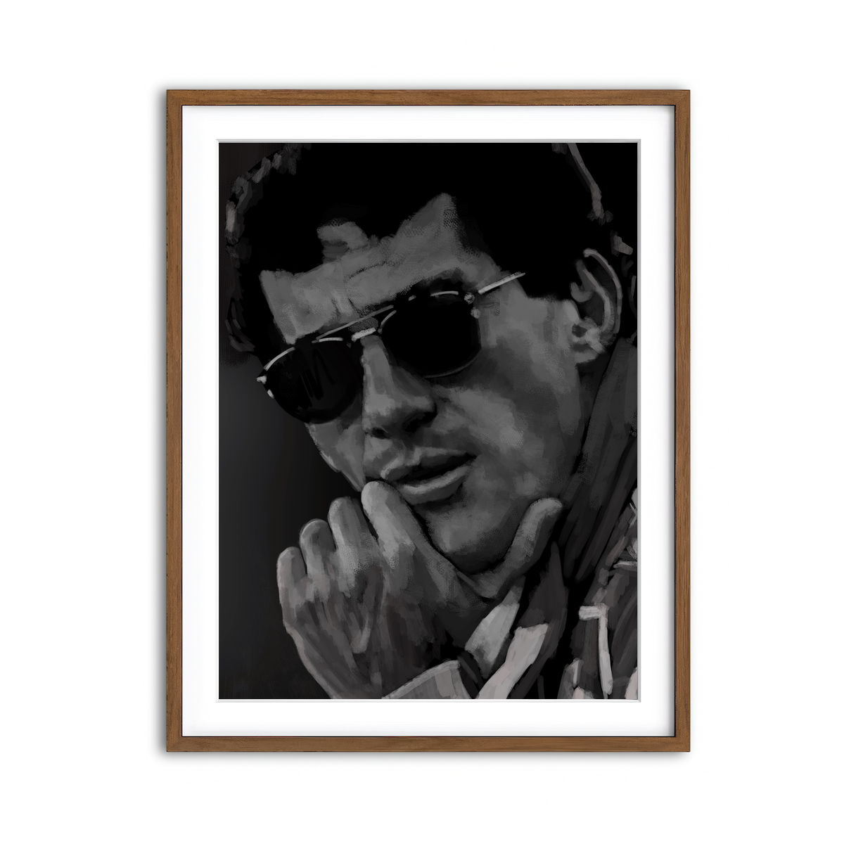 Framed Print 3x4 Walnut