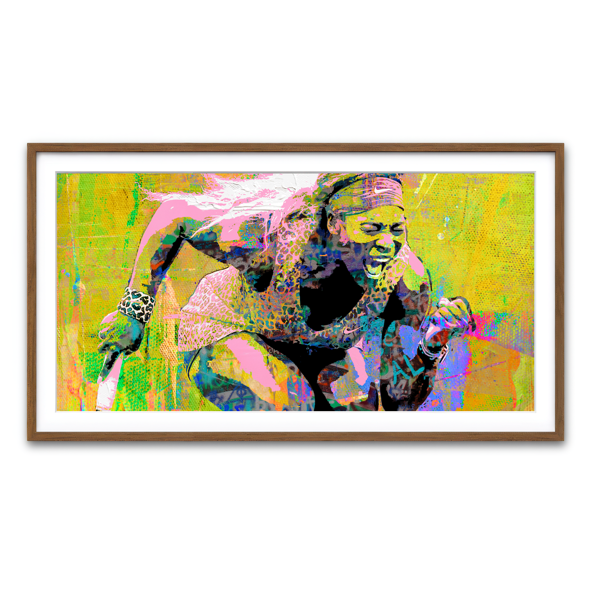 Framed Print 2x1 Walnut