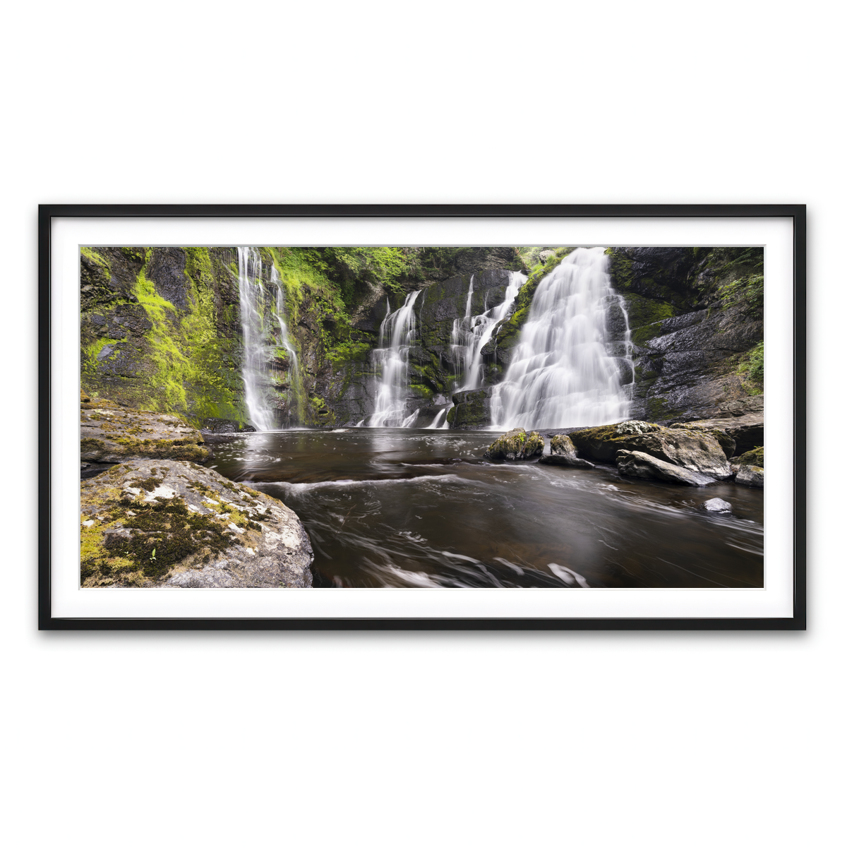 Framed Print 2x1 Black