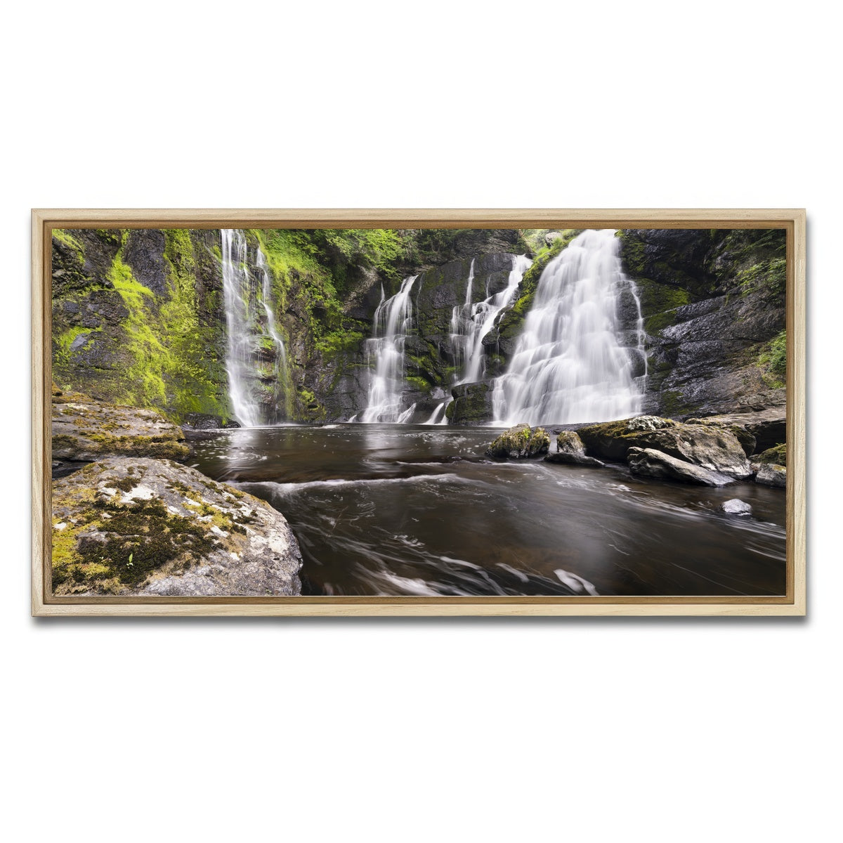 AUTO-MOCKUP WHITE | Serenity | 1 Piece | Natural Framed Canvas | group=2x1