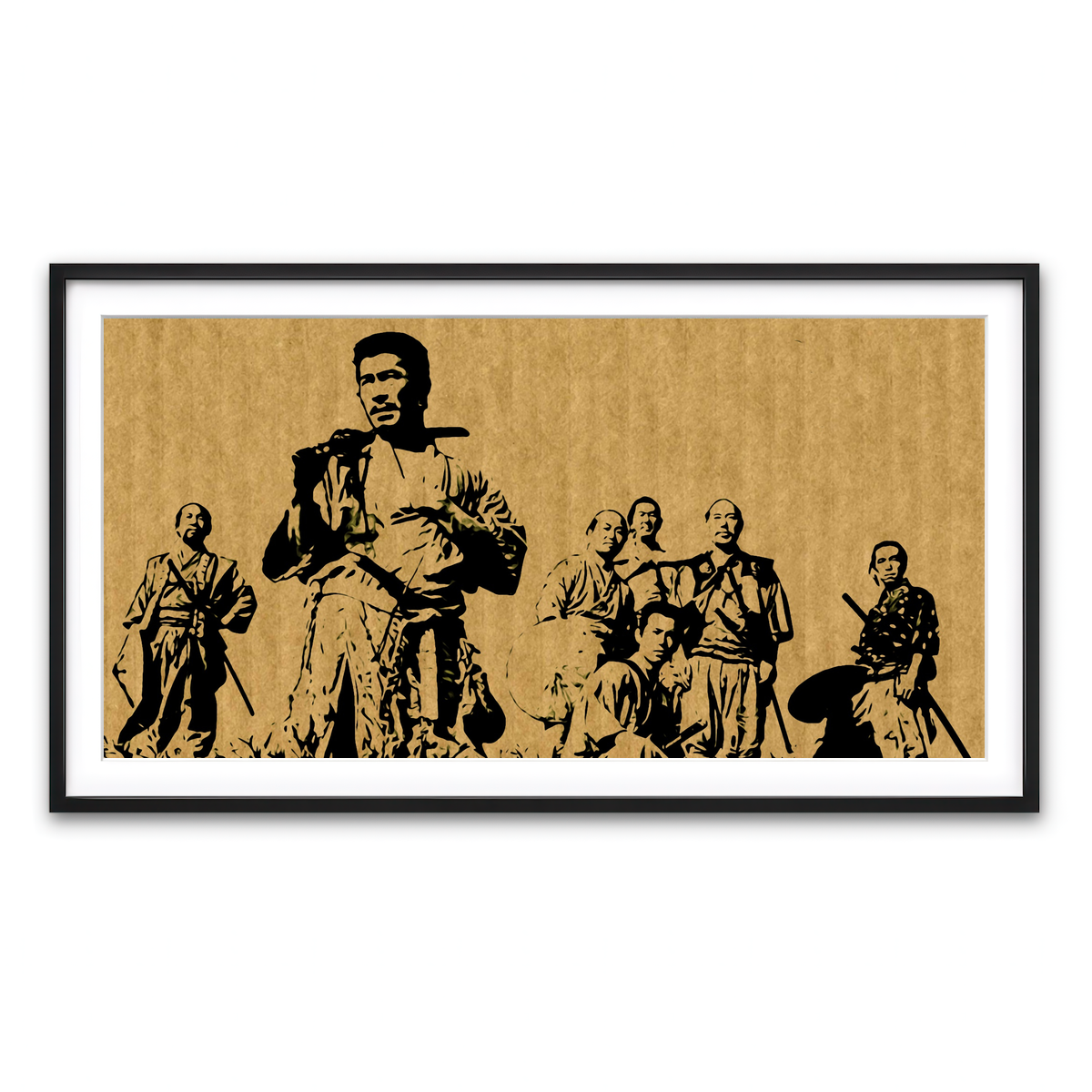 Framed Print 2x1 Black