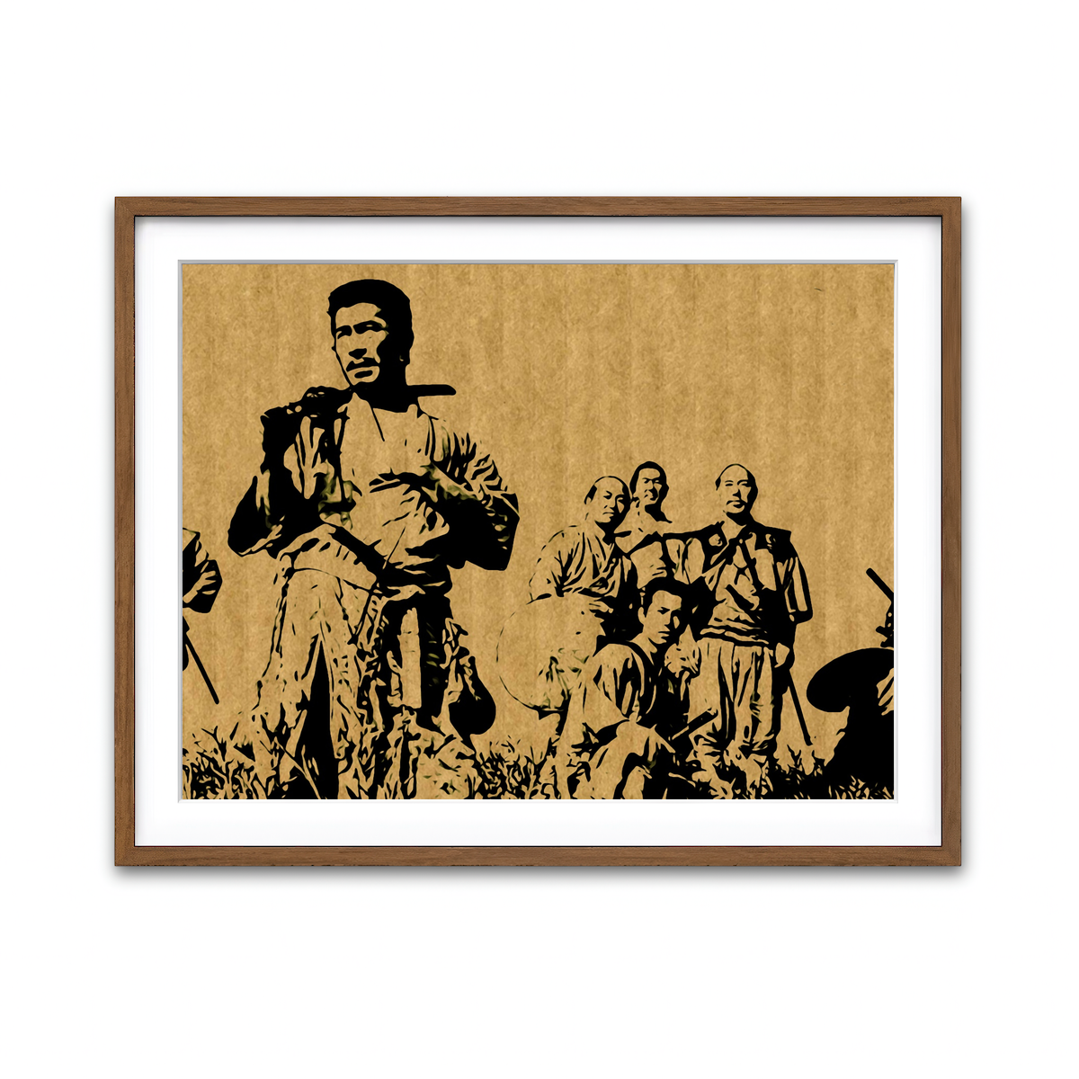 Framed Print 4x3 Walnut