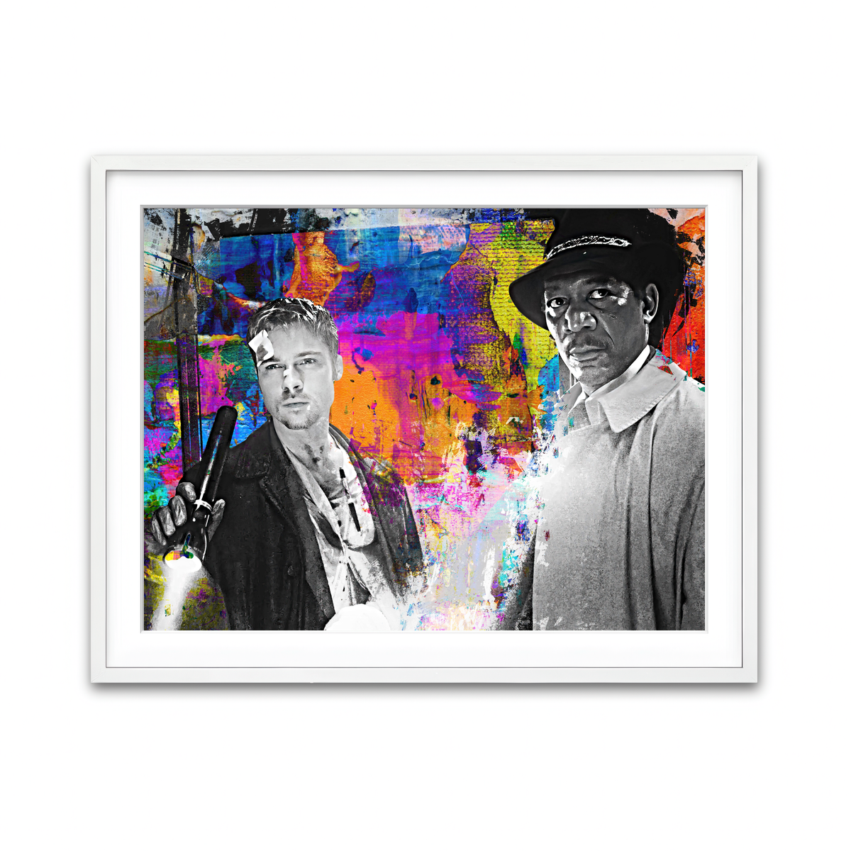 Framed Print 4x3 White