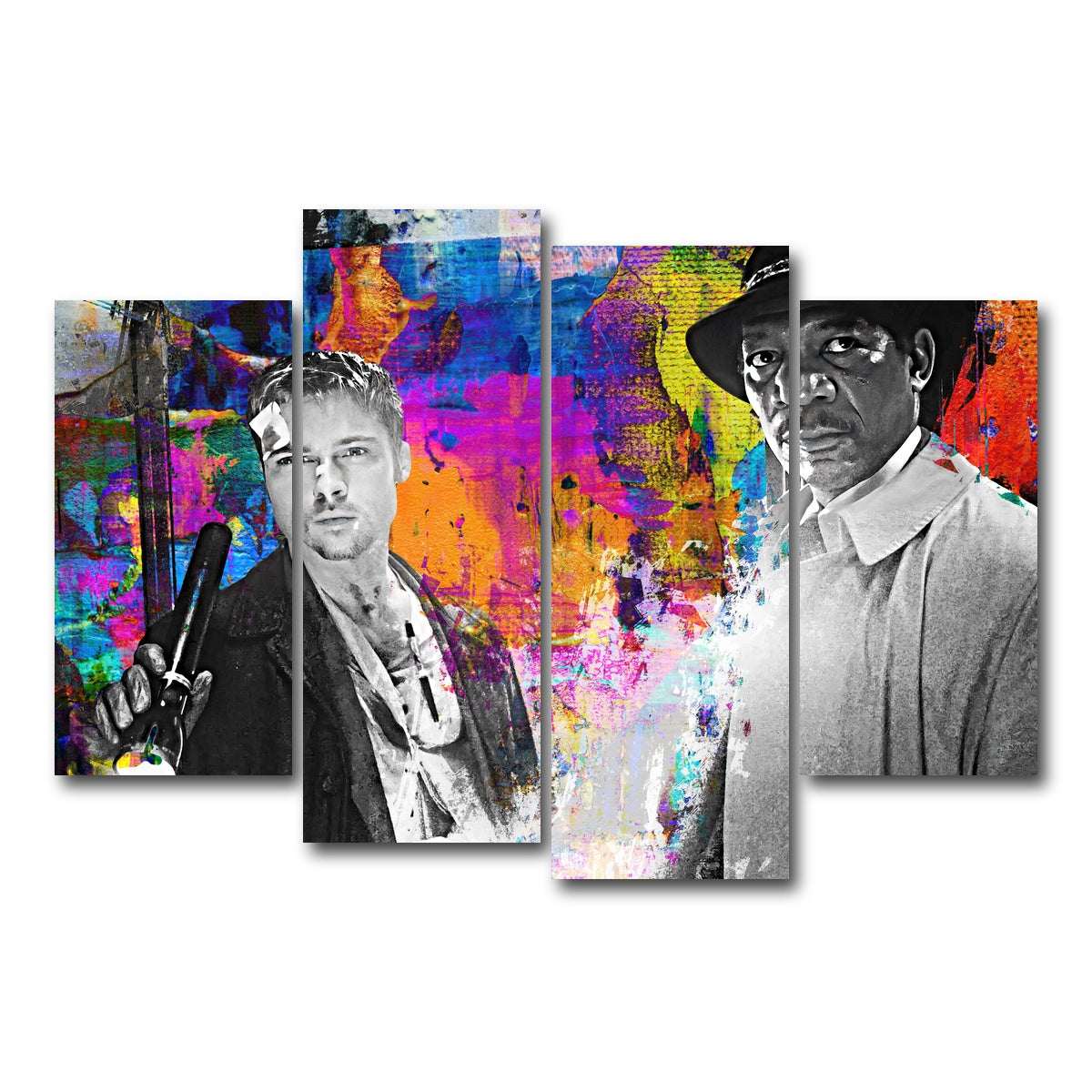 AUTO-MOCKUP WHITE | Seven | 4 Piece | Gallery Wrap Canvas | group=4_short