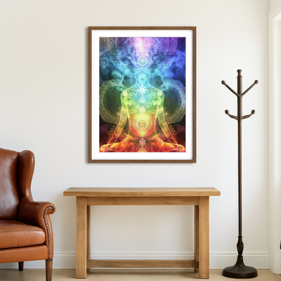 AUTO-MOCKUP ROOM | Seven Chakras Concept Wall Art