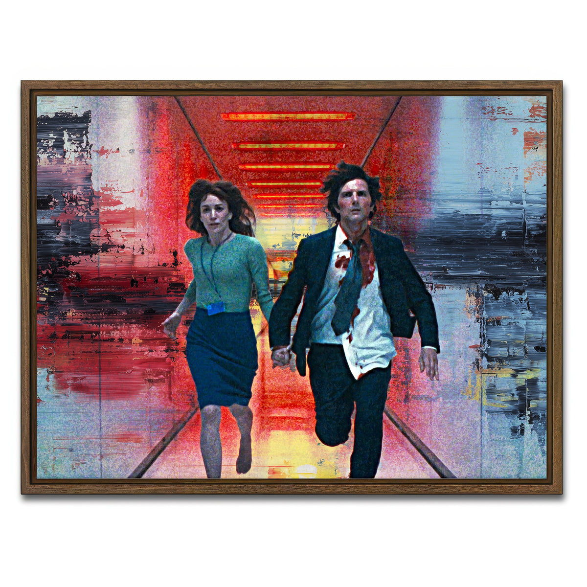 AUTO-MOCKUP WHITE | Severance S2 Finale | 1 Piece | Walnut Framed Canvas | group=4x3