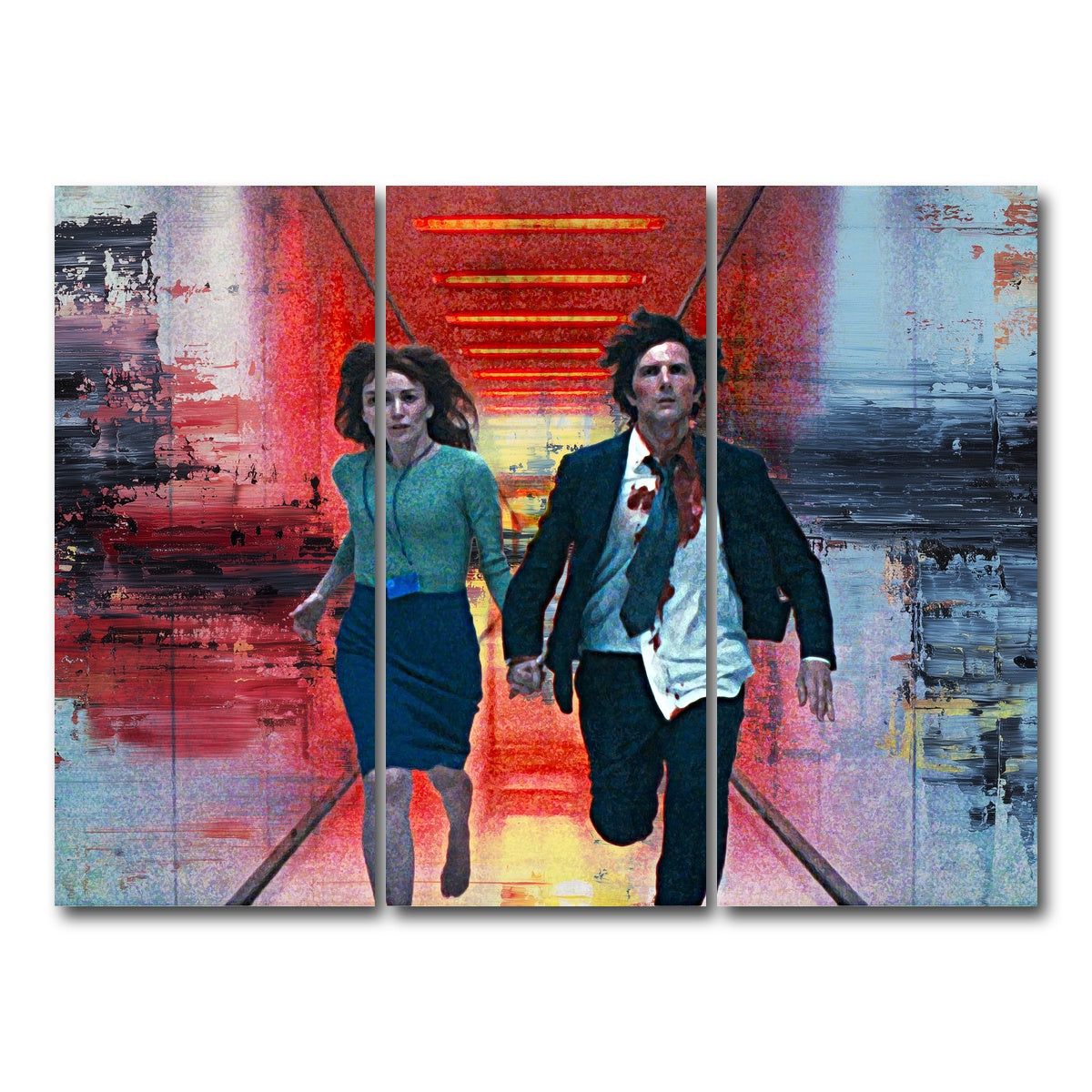 AUTO-MOCKUP WHITE | Severance S2 Finale | 3 Piece | Gallery Wrap Canvas | group=8x18