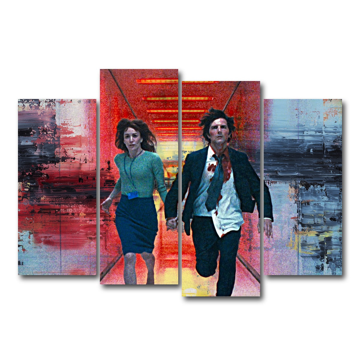 AUTO-MOCKUP WHITE | Severance S2 Finale | 4 Piece | Gallery Wrap Canvas | group=4_normal