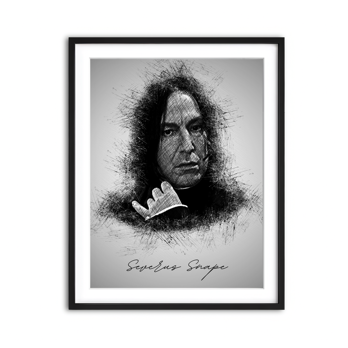 Framed Print 3x4 Black