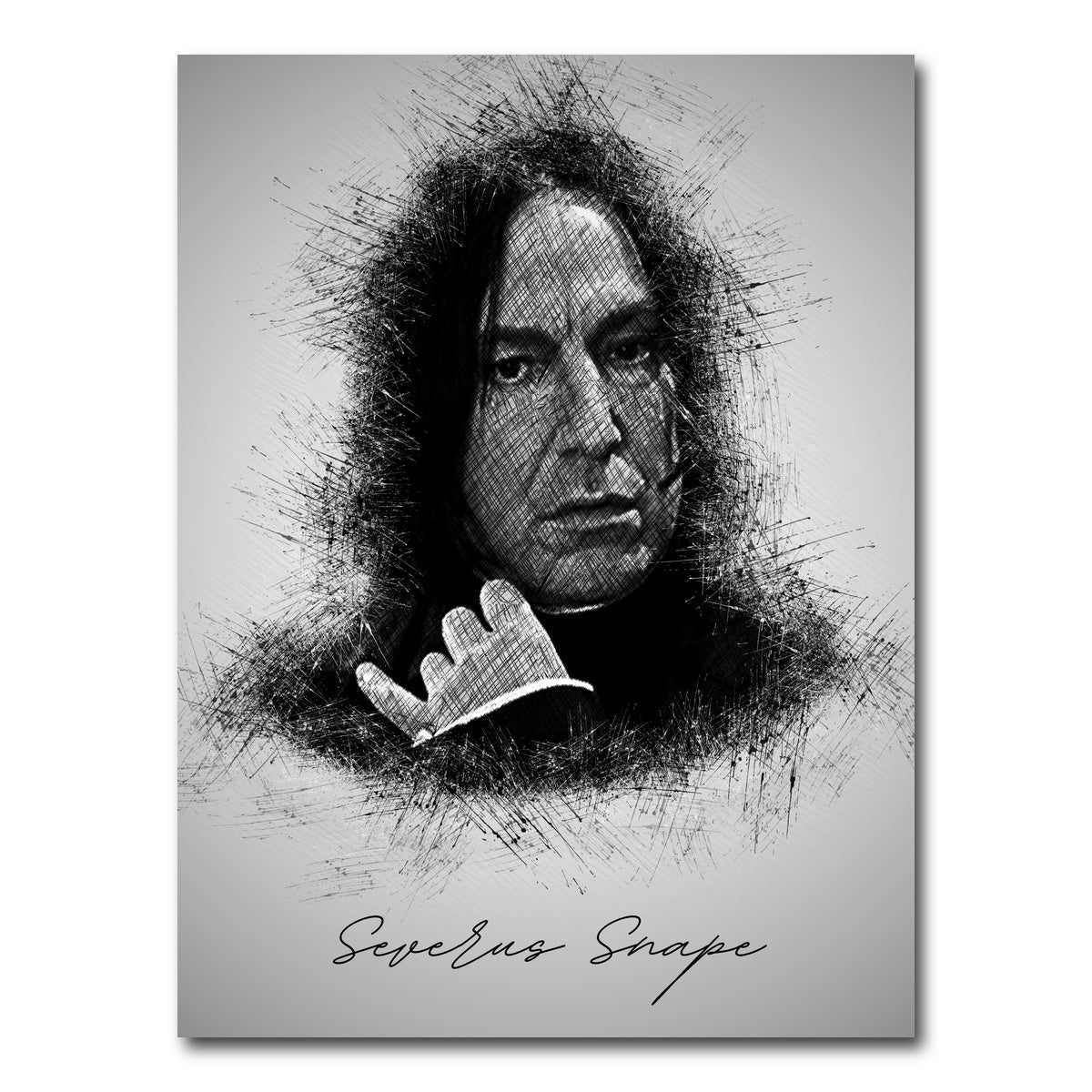 AUTO-MOCKUP WHITE | Severus Snape | 1 Piece | Gallery Wrap Canvas | group=3x4