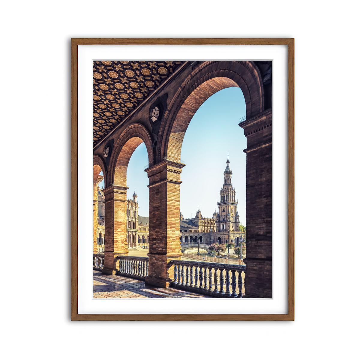 Framed Print 3x4 Walnut