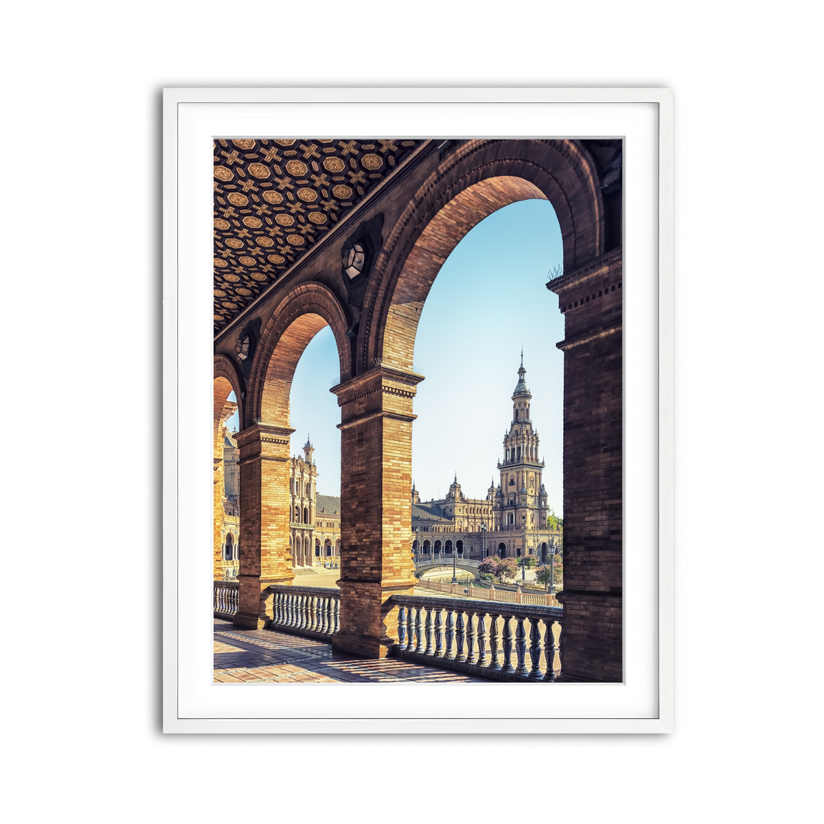 Framed Print 3x4 White