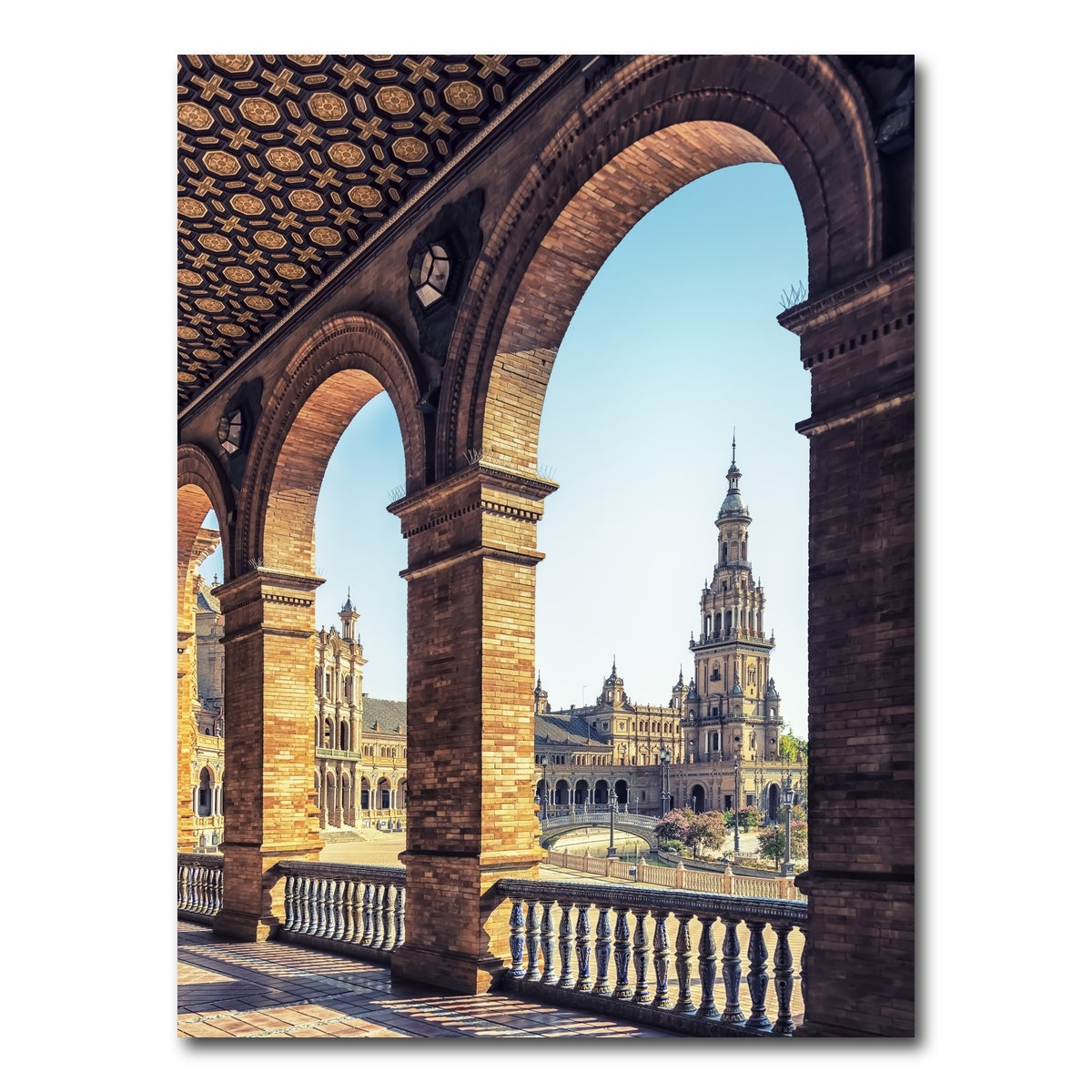 AUTO-MOCKUP WHITE | Seville City | 1 Piece | Gallery Wrap Canvas | group=3x4