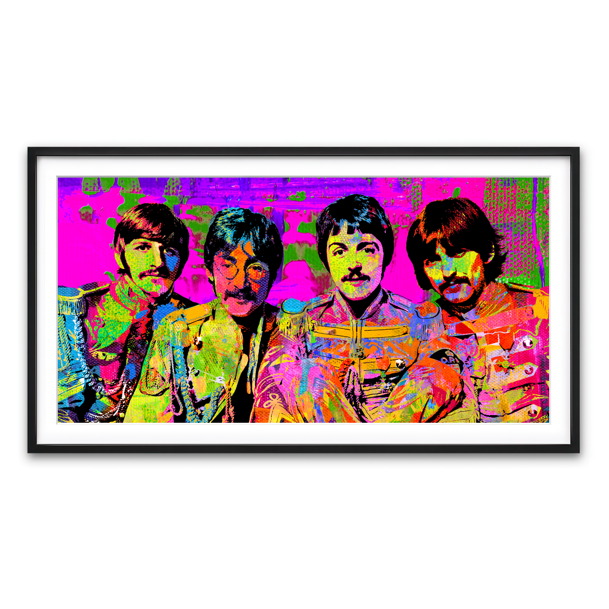 Framed Print 2x1 Black