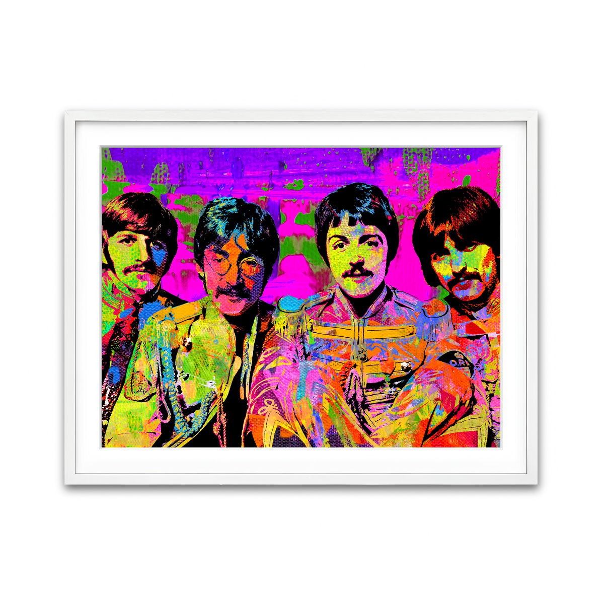 Framed Print 4x3 White