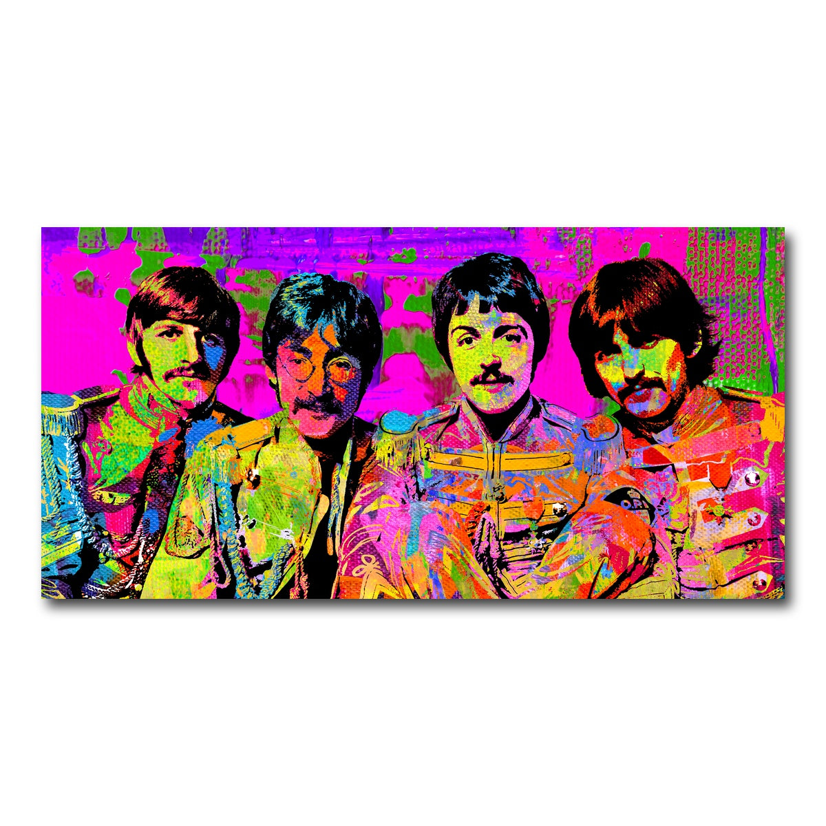 AUTO-MOCKUP WHITE | Sgt. Pepper's Beatles | 1 Piece | Gallery Wrap Canvas | group=2x1