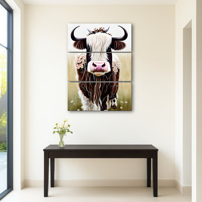 AUTO-MOCKUP ROOM | Shabby Chic Highland Cow