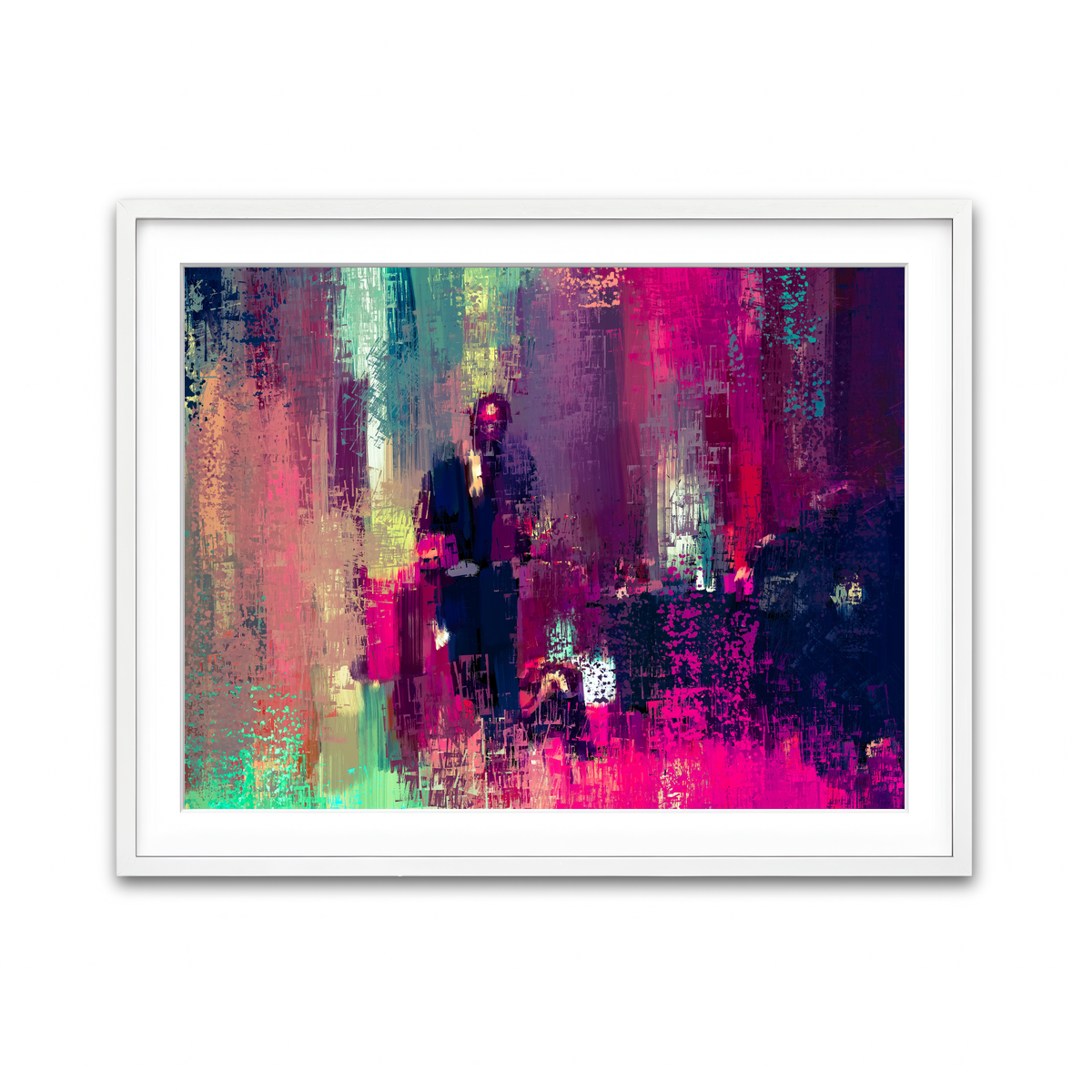 Framed Print 4x3 White
