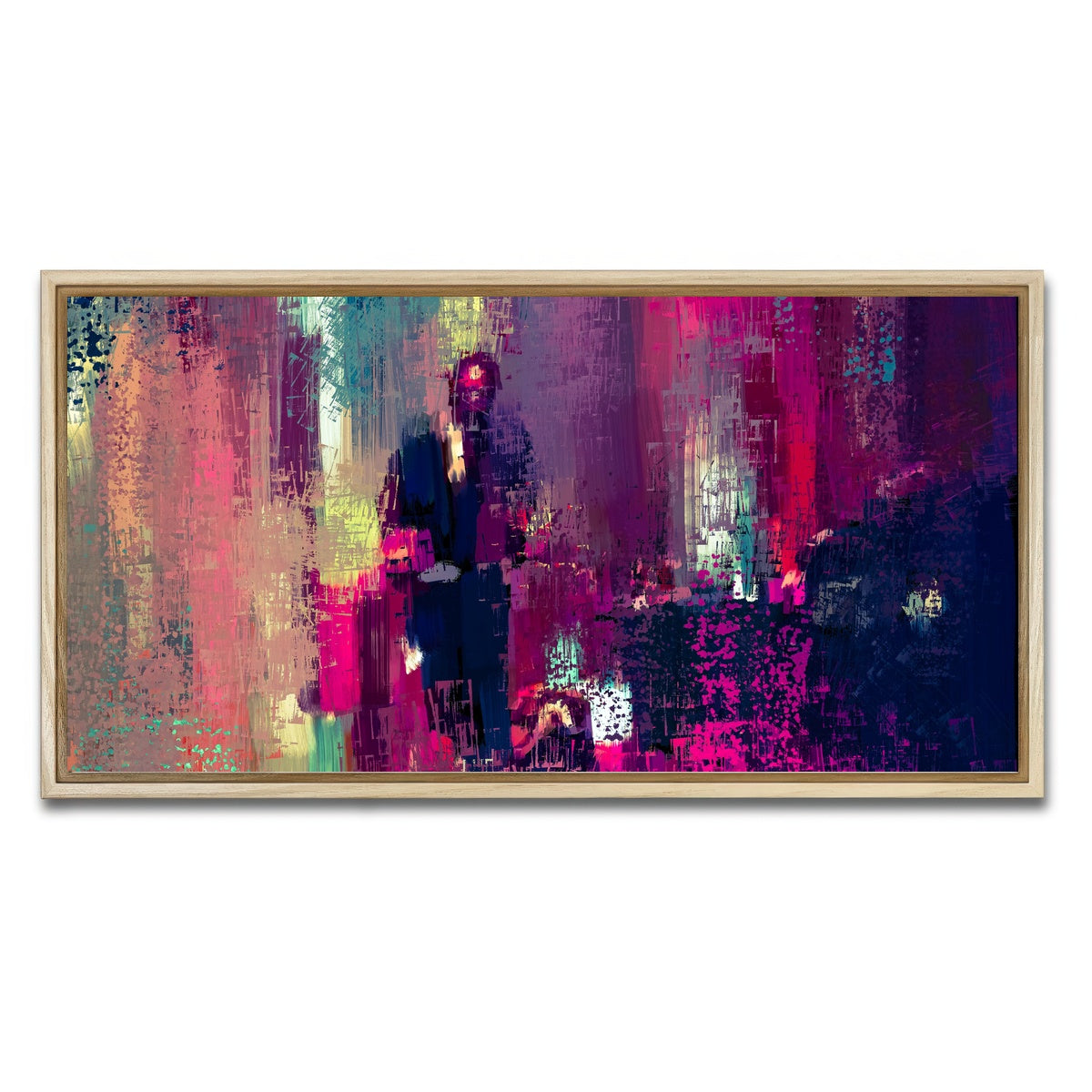 AUTO-MOCKUP WHITE | Shades of John Wick | 1 Piece | Natural Framed Canvas | group=2x1