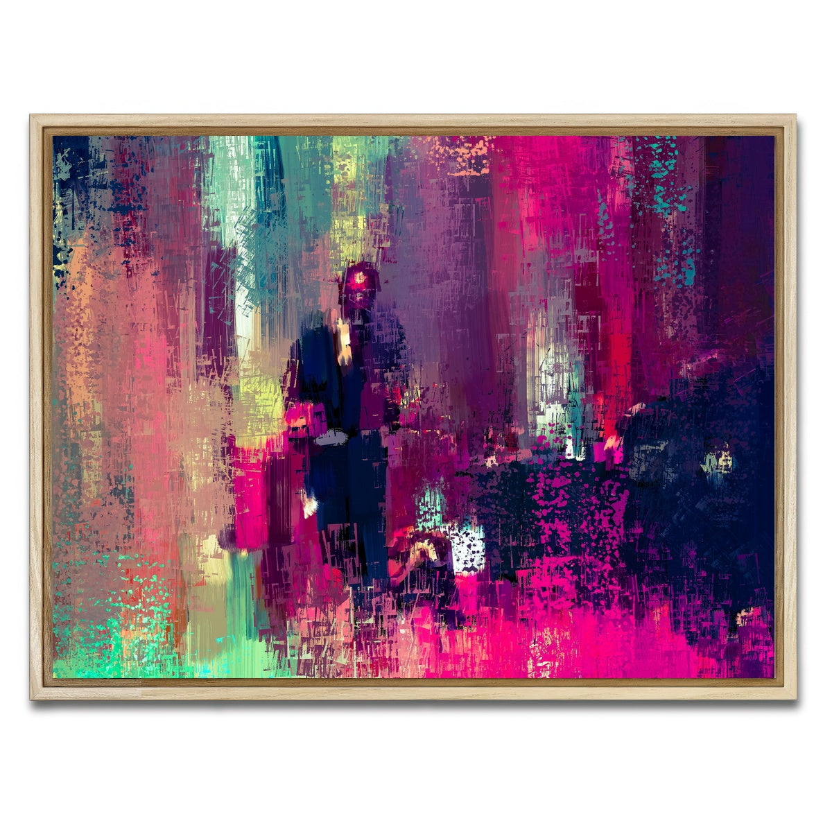 AUTO-MOCKUP WHITE | Shades of John Wick | 1 Piece | Natural Framed Canvas | group=4x3