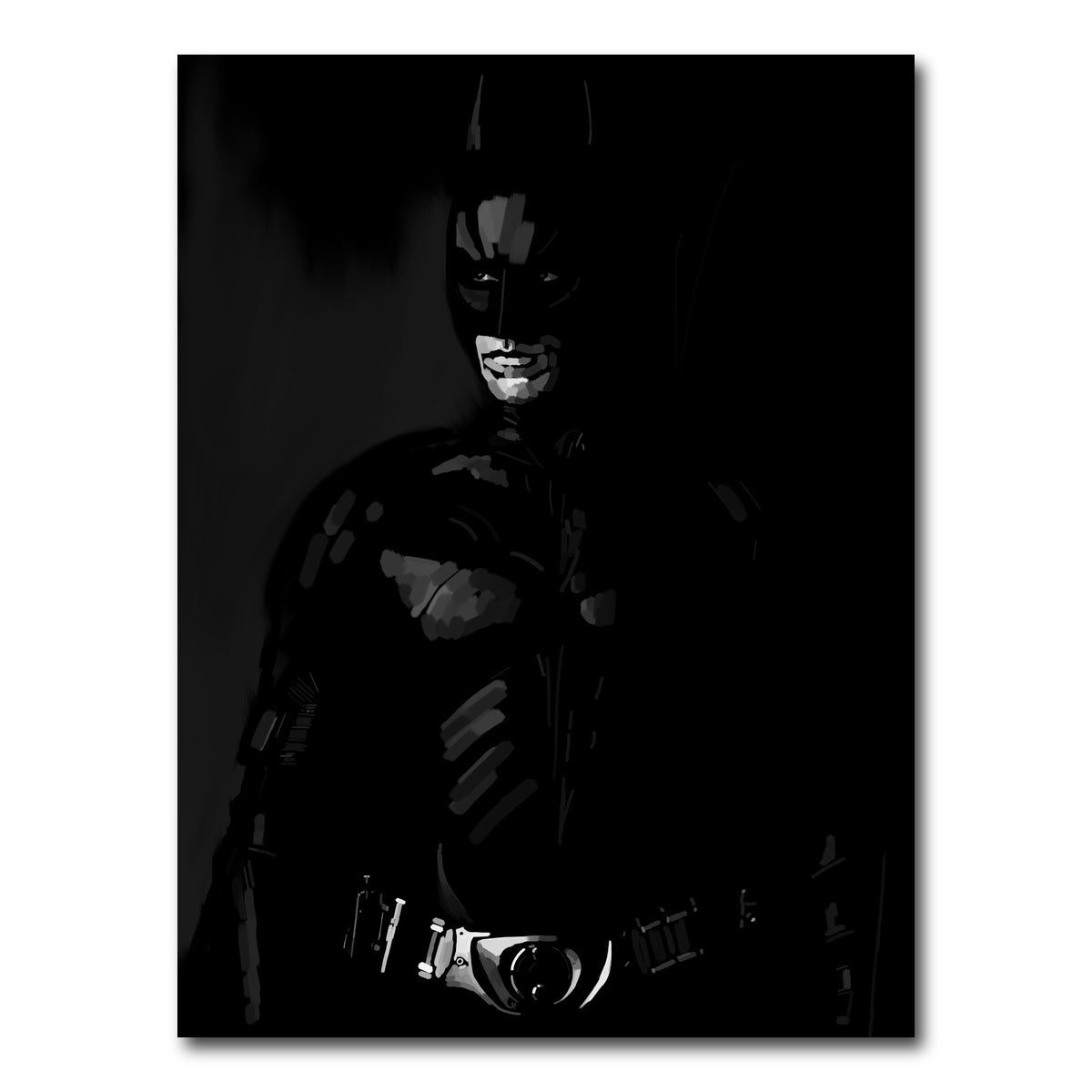 AUTO-MOCKUP WHITE | Shadow Dark Knight | 1 Piece | Gallery Wrap Canvas | group=3x4