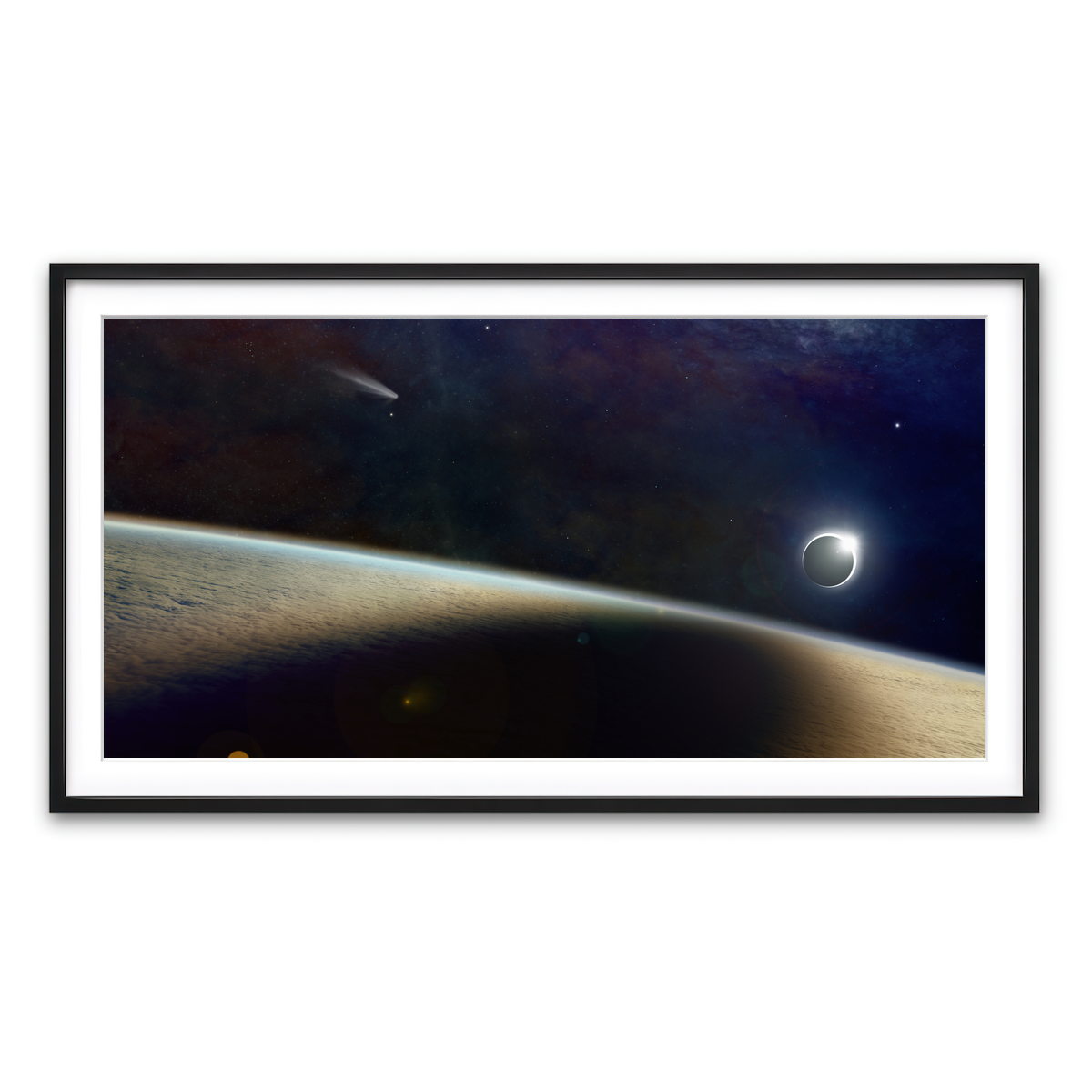 Framed Print 2x1 Black