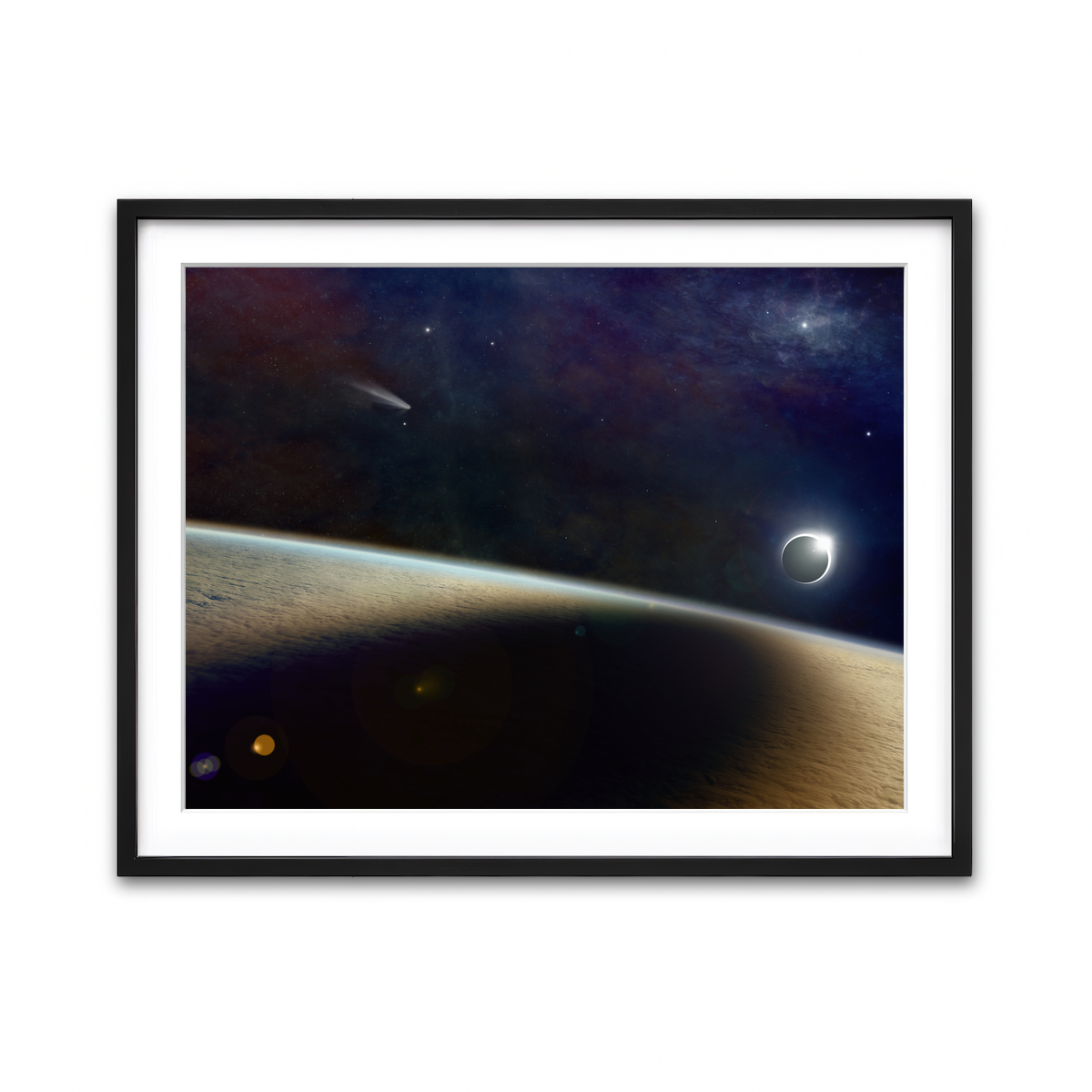 Framed Print 4x3 Black