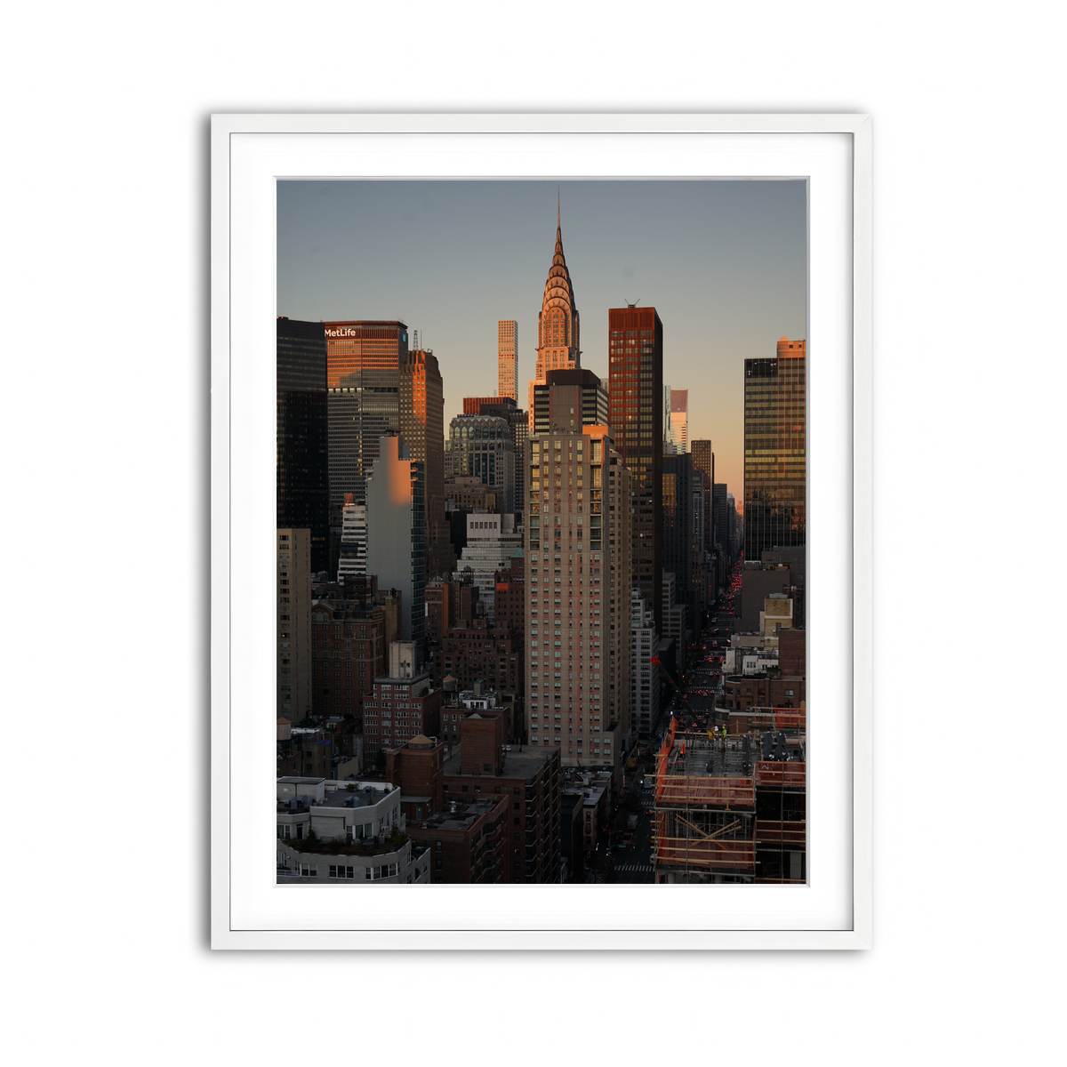 Framed Print 3x4 White