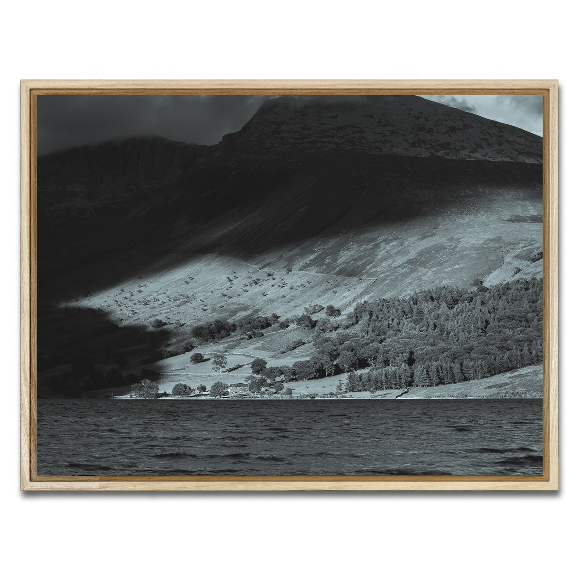 AUTO-MOCKUP WHITE | Shadow on the Mountain | 1 Piece | Natural Framed Canvas | group=4x3