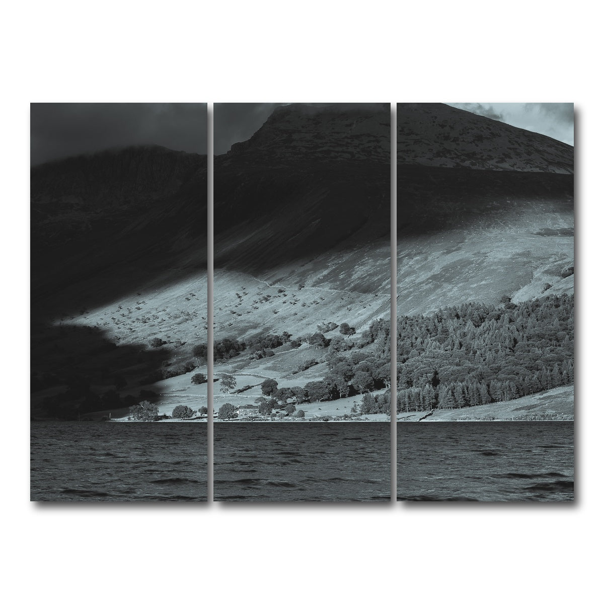 AUTO-MOCKUP WHITE | Shadow on the Mountain | 3 Piece | Gallery Wrap Canvas | group=8x18