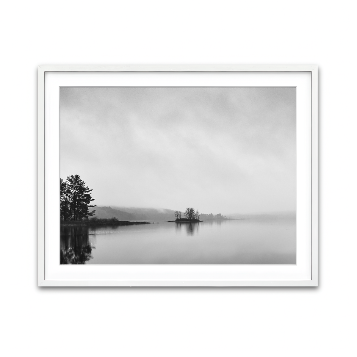 Framed Print 4x3 White