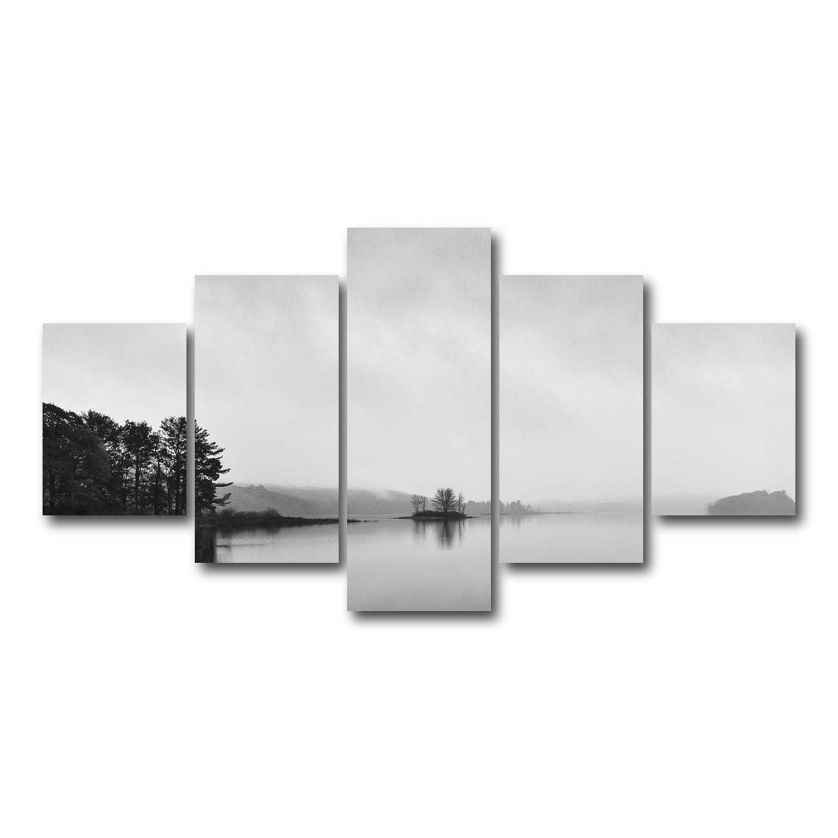 AUTO-MOCKUP WHITE | Shahola Lake | 5 Piece | Gallery Wrap Canvas | group=5_short
