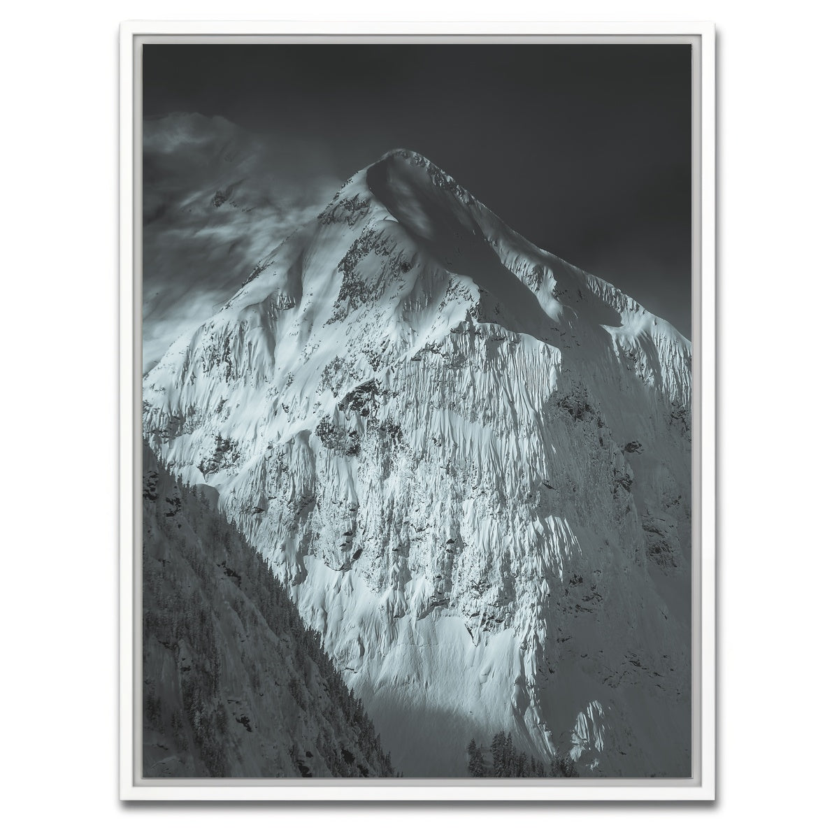AUTO-MOCKUP WHITE | Shames Backcountry | 1 Piece | White Framed Canvas | group=3x4