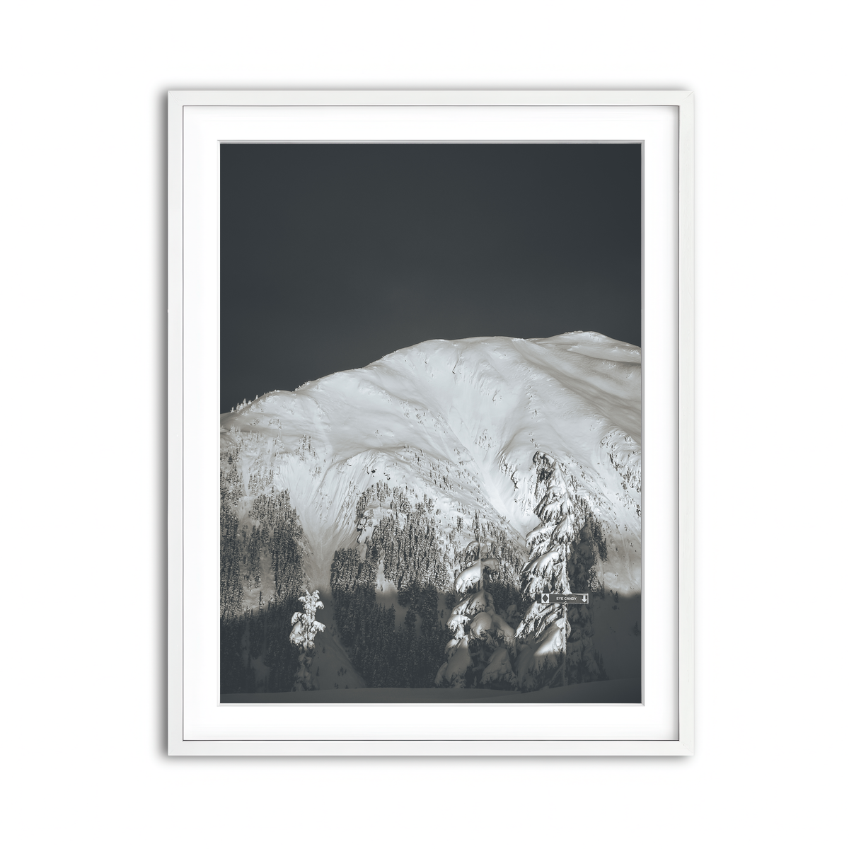 Framed Print 3x4 White
