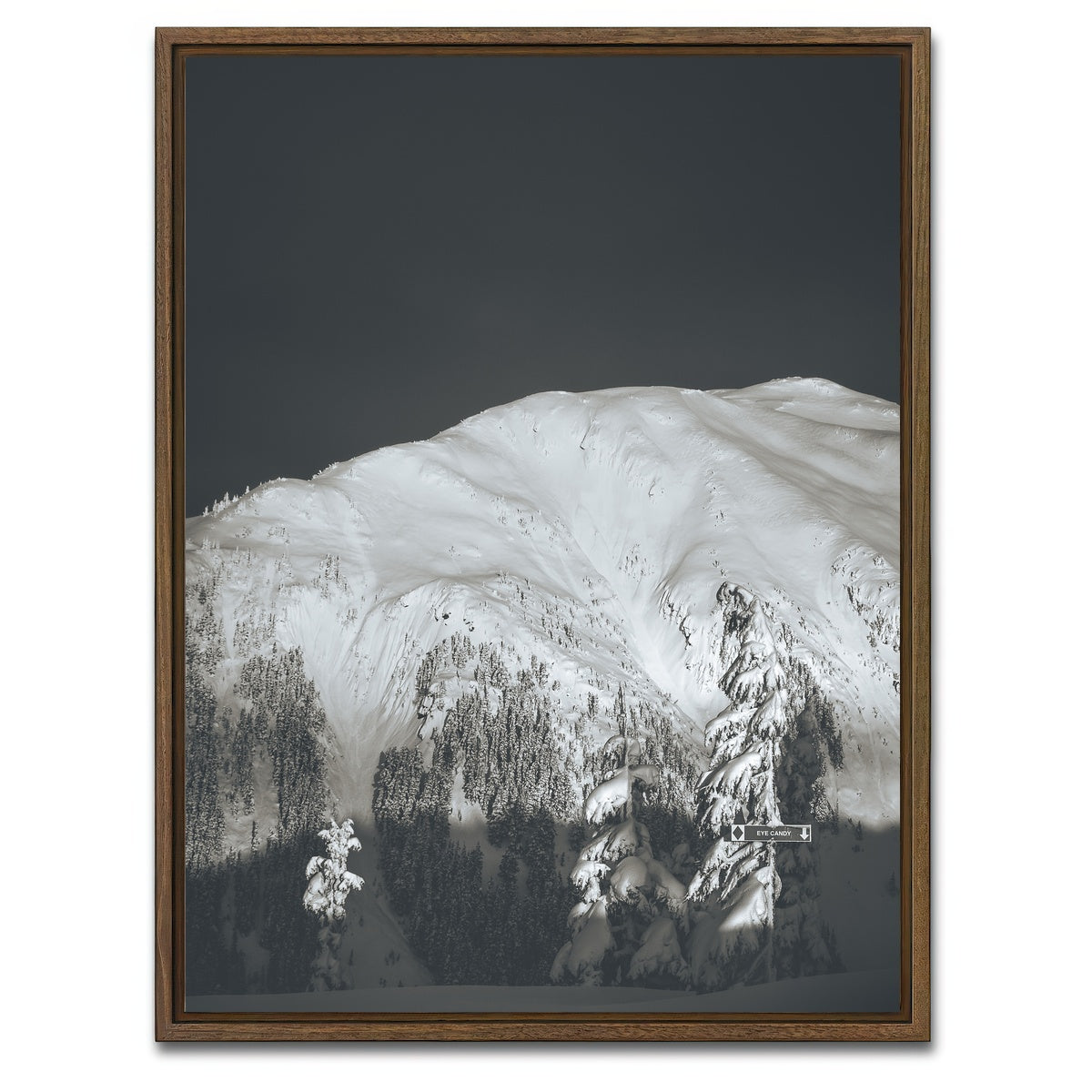 AUTO-MOCKUP WHITE | Shames Mountain 1 | 1 Piece | Walnut Framed Canvas | group=3x4