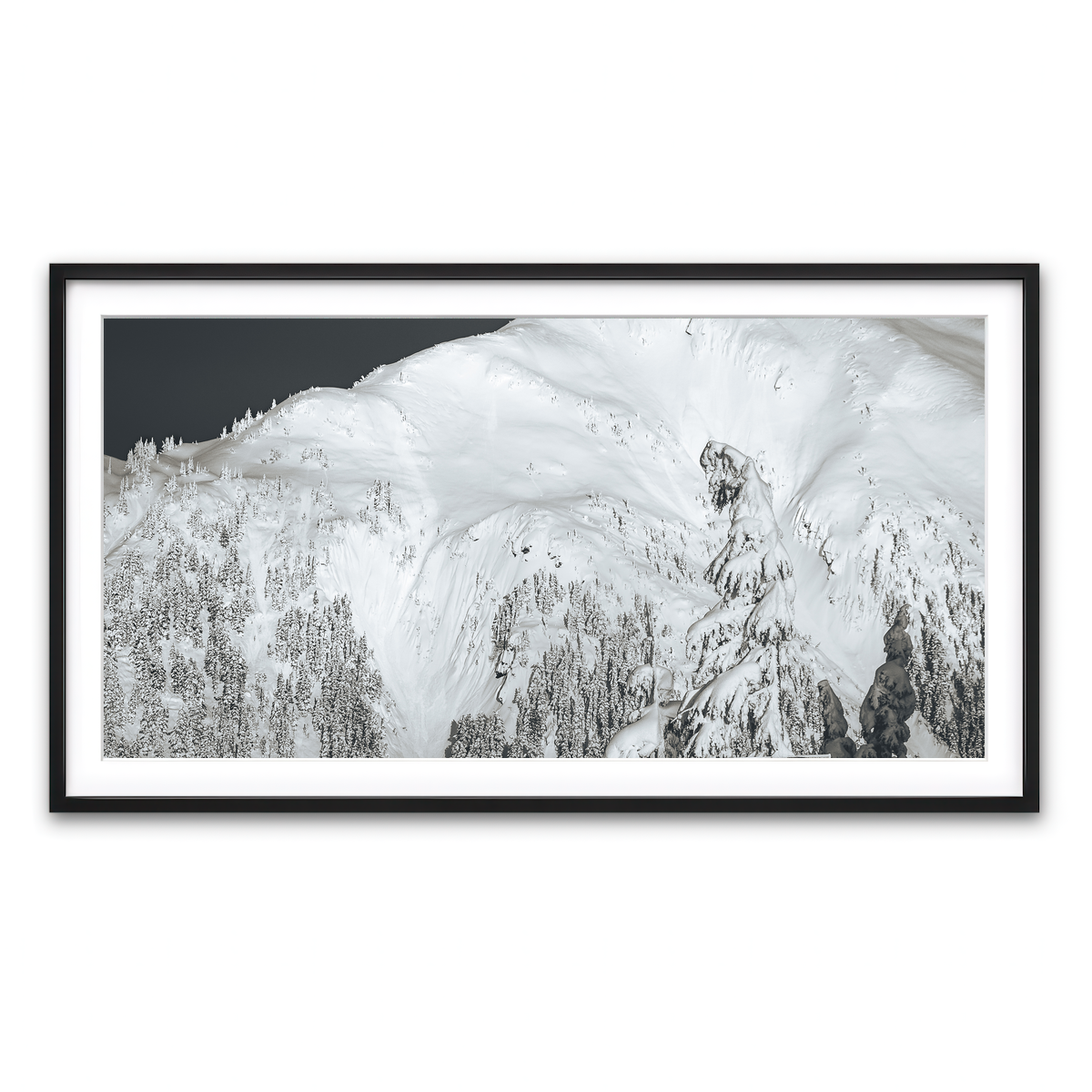 Framed Print 2x1 Black