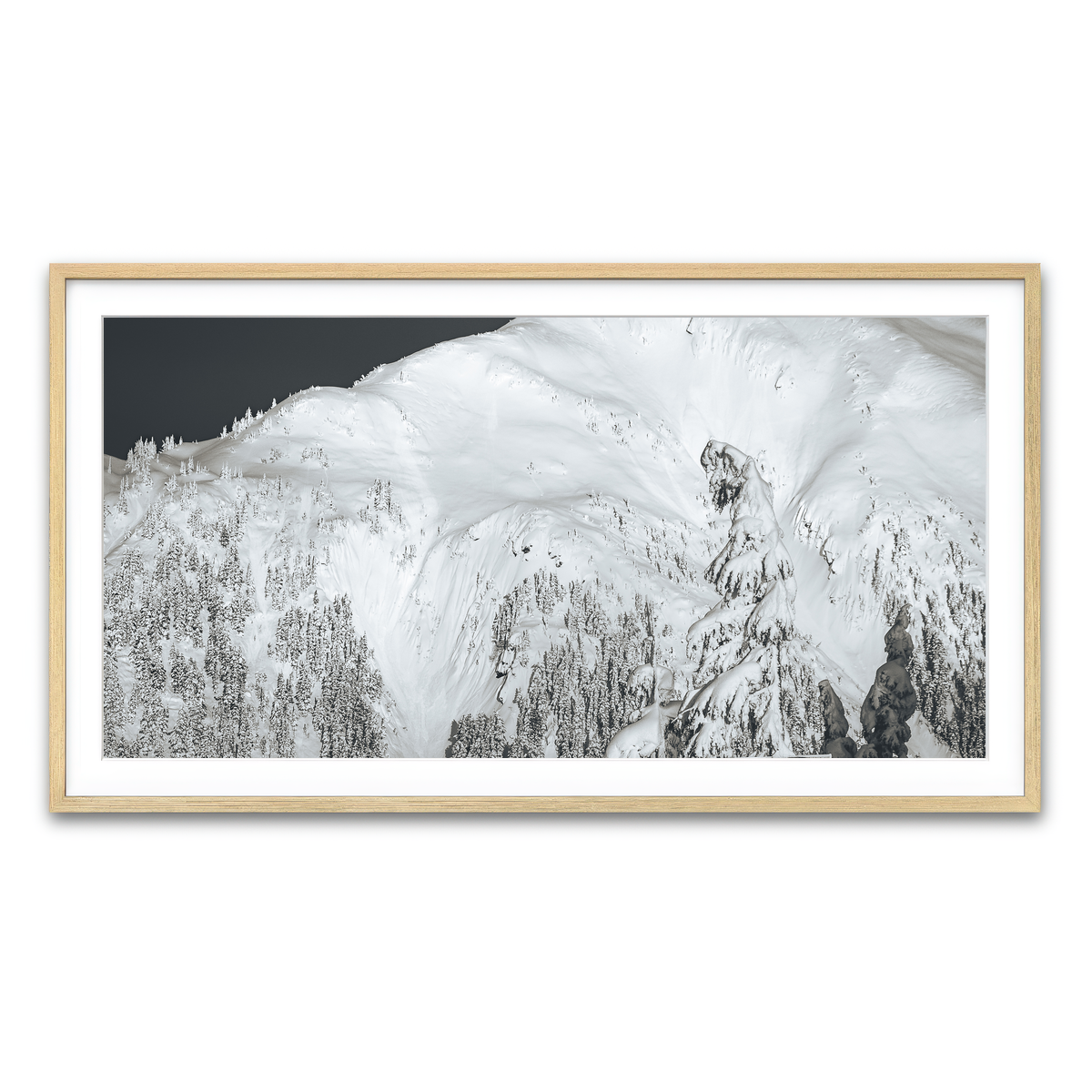 Framed Print 2x1 Natural