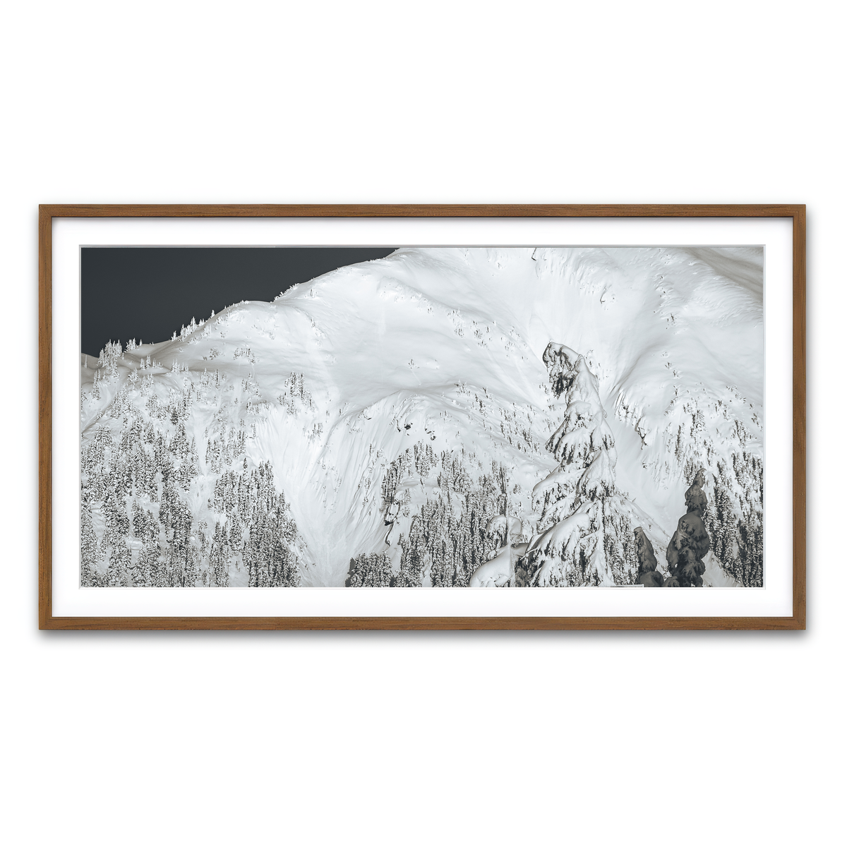 Framed Print 2x1 Walnut