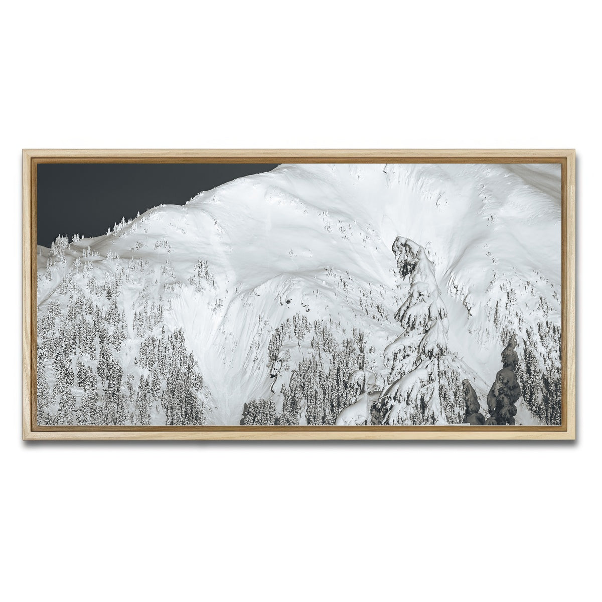 AUTO-MOCKUP WHITE | Shames Mountain 2 | 1 Piece | Natural Framed Canvas | group=2x1