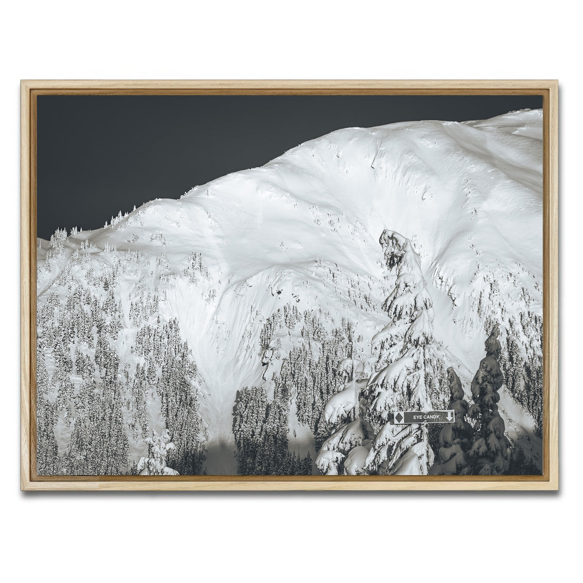 AUTO-MOCKUP WHITE | Shames Mountain 2 | 1 Piece | Natural Framed Canvas | group=4x3