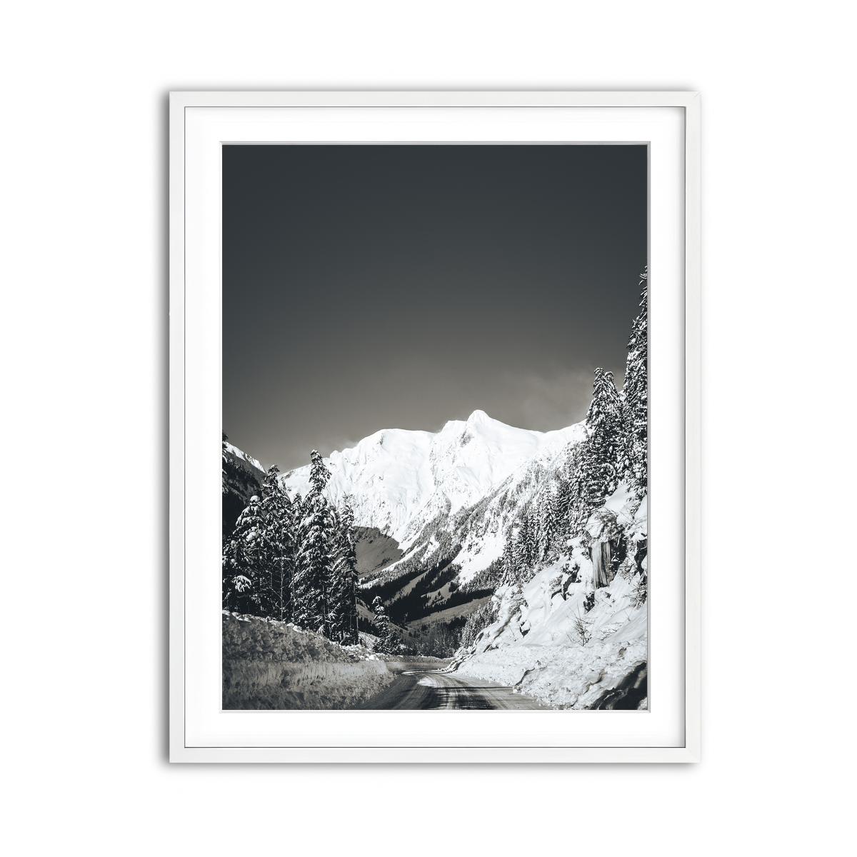 Framed Print 3x4 White