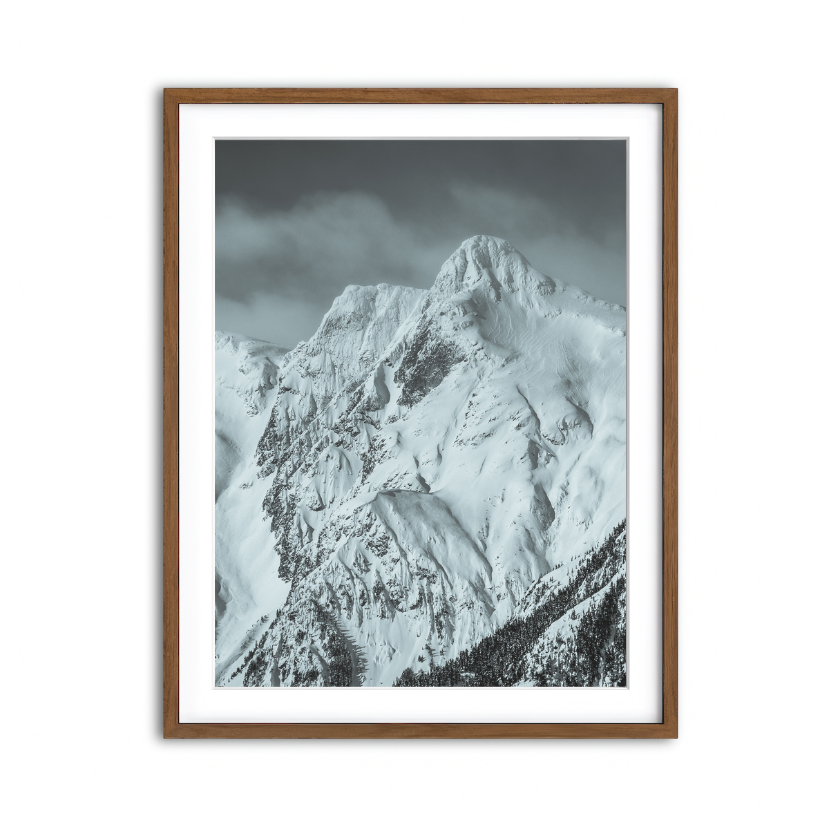 Framed Print 3x4 Walnut