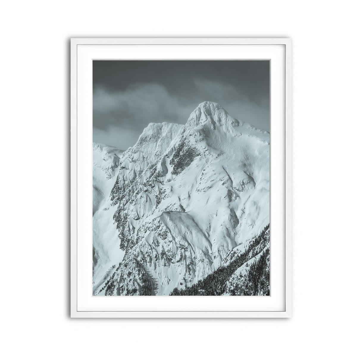 Framed Print 3x4 White