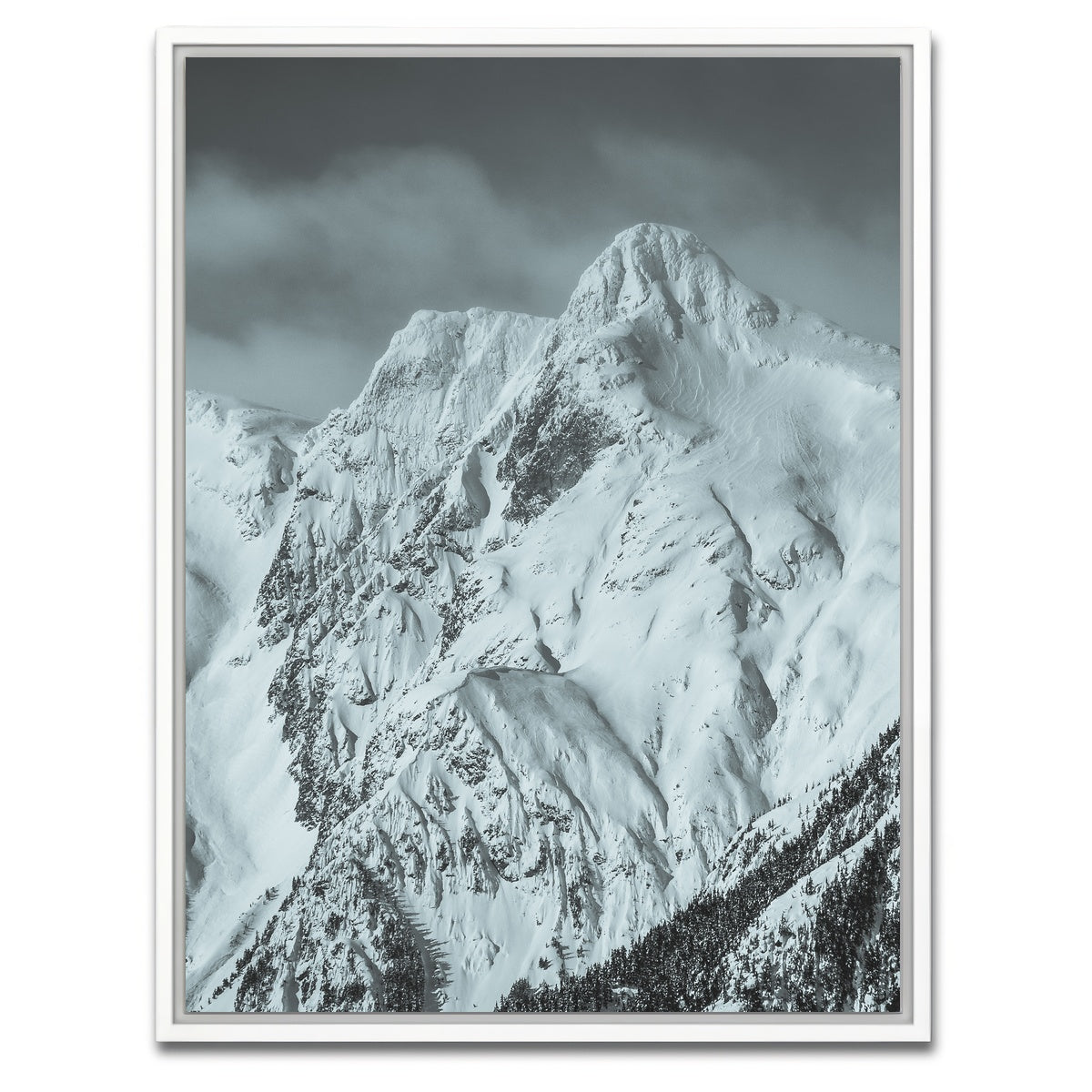 AUTO-MOCKUP WHITE | Shames Mountain 5 | 1 Piece | White Framed Canvas | group=3x4