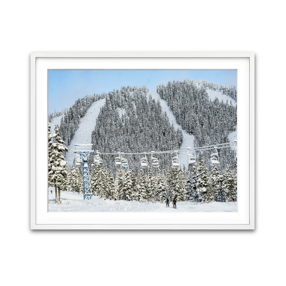 Framed Print 4x3 White