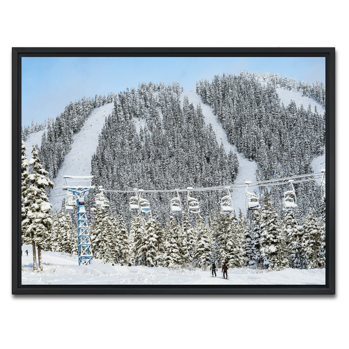 AUTO-MOCKUP WHITE | Shames Mountain Northern BC 1 | 1 Piece | Black Framed Canvas | group=4x3