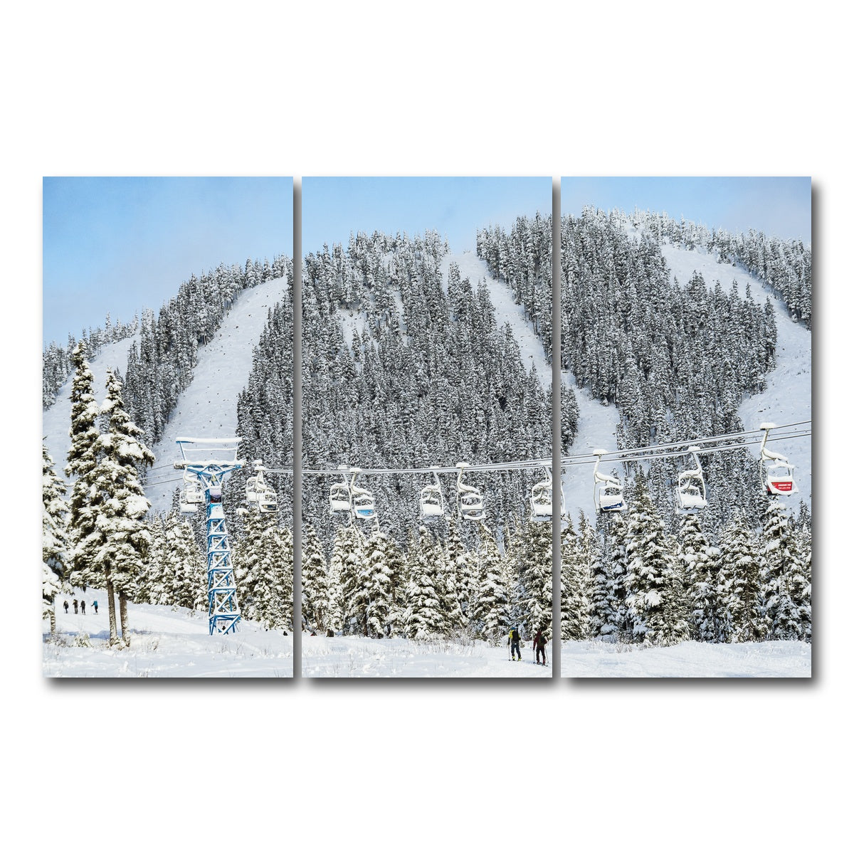 AUTO-MOCKUP WHITE | Shames Mountain Northern BC 1 | 3 Piece | Gallery Wrap Canvas | group=12x24
