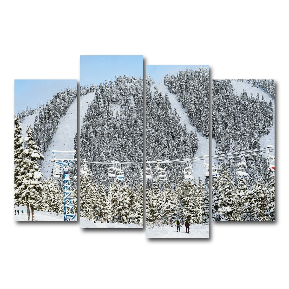 AUTO-MOCKUP WHITE | Shames Mountain Northern BC 1 | 4 Piece | Gallery Wrap Canvas | group=4_normal