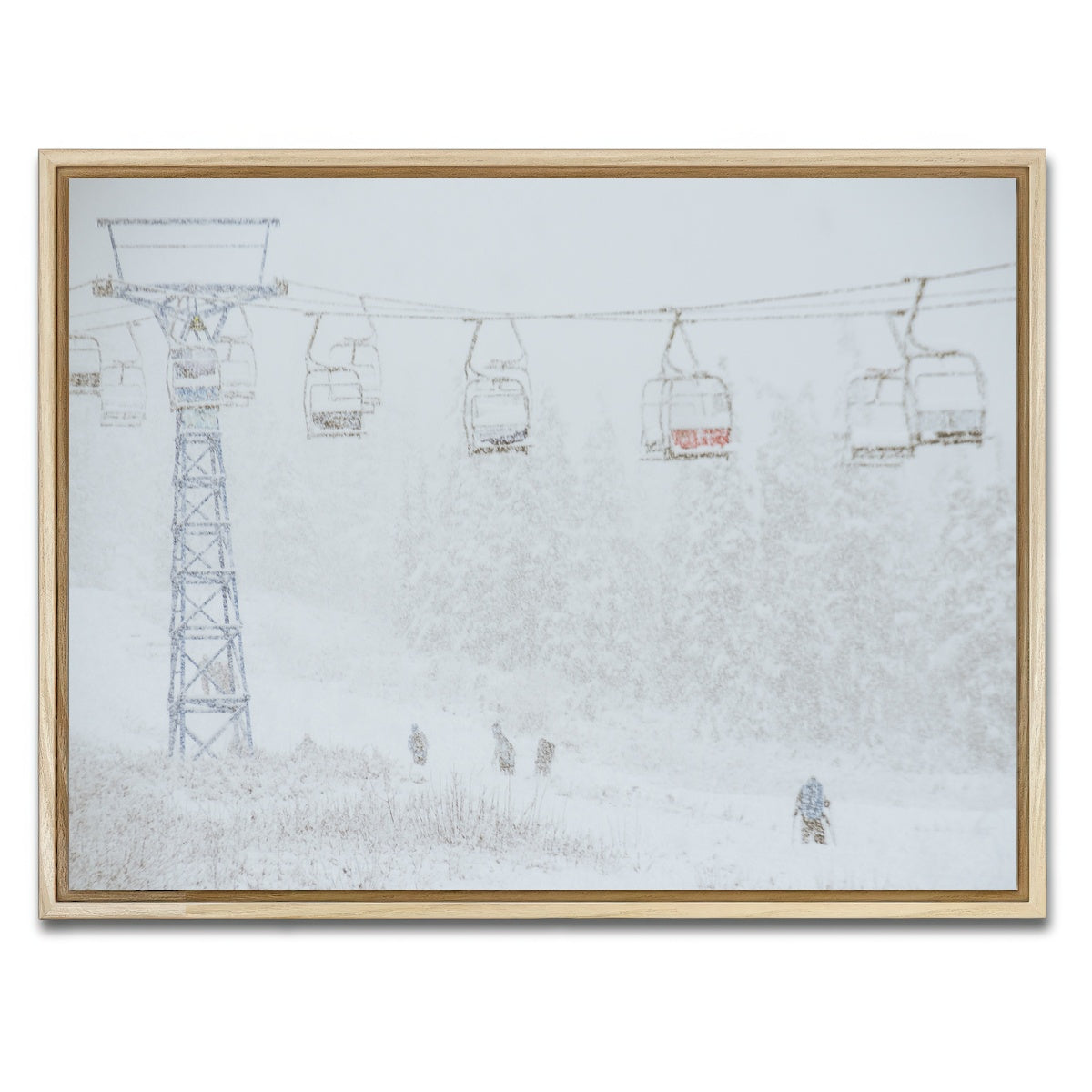 AUTO-MOCKUP WHITE | Shames Mountain Northern BC 2 | 1 Piece | Natural Framed Canvas | group=4x3